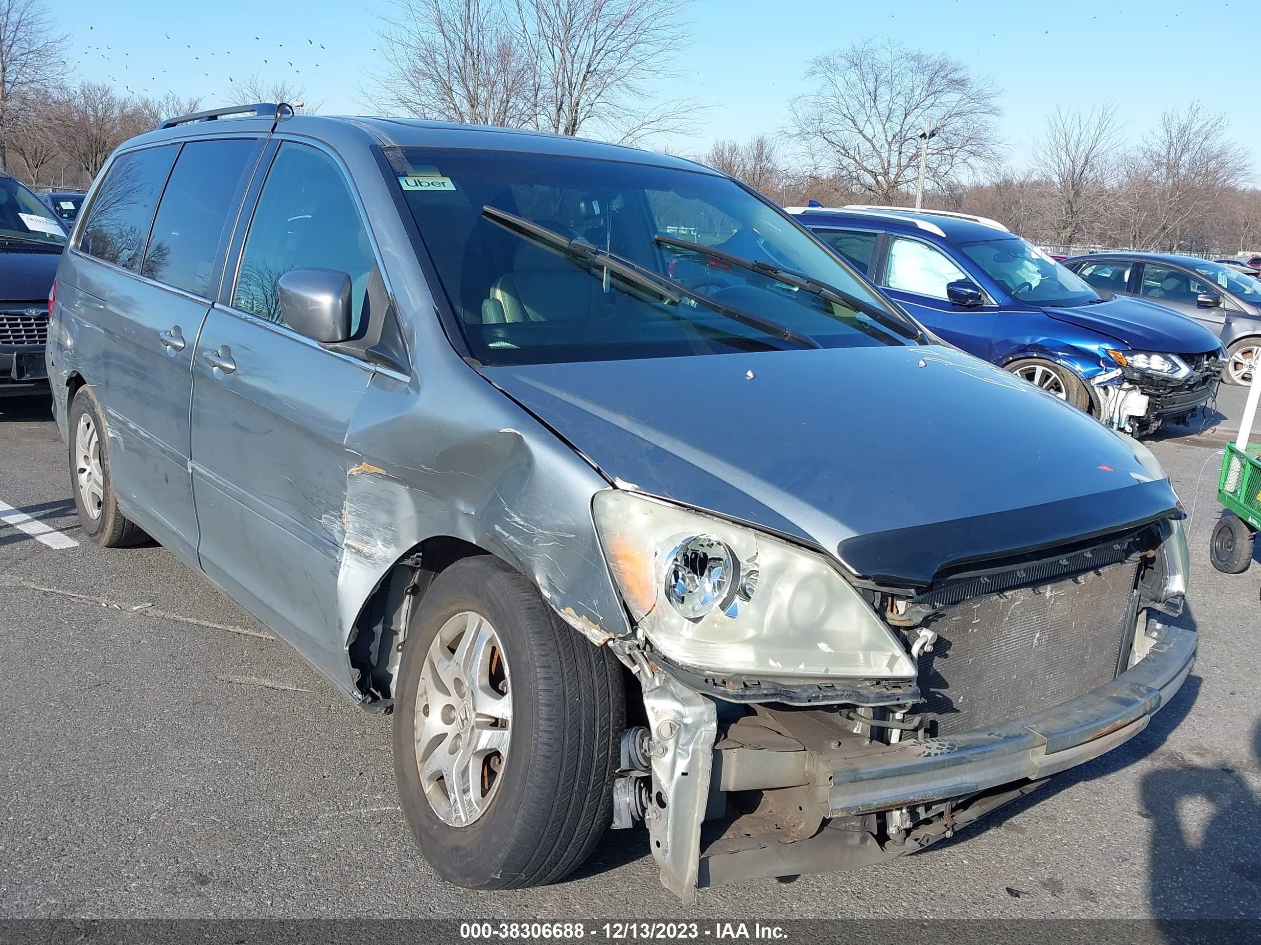 HONDA ODYSSEY 2005 5fnrl387x5b073824