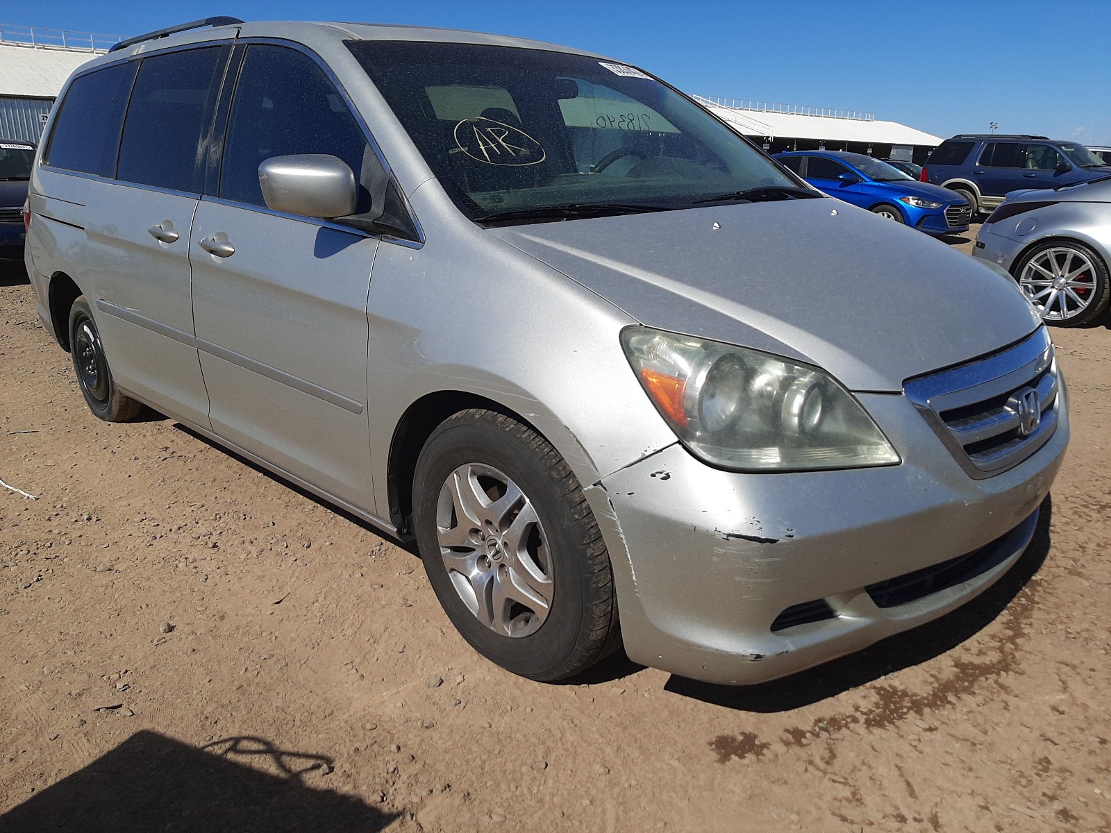 HONDA ODYSSEY EX 2005 5fnrl387x5b091899