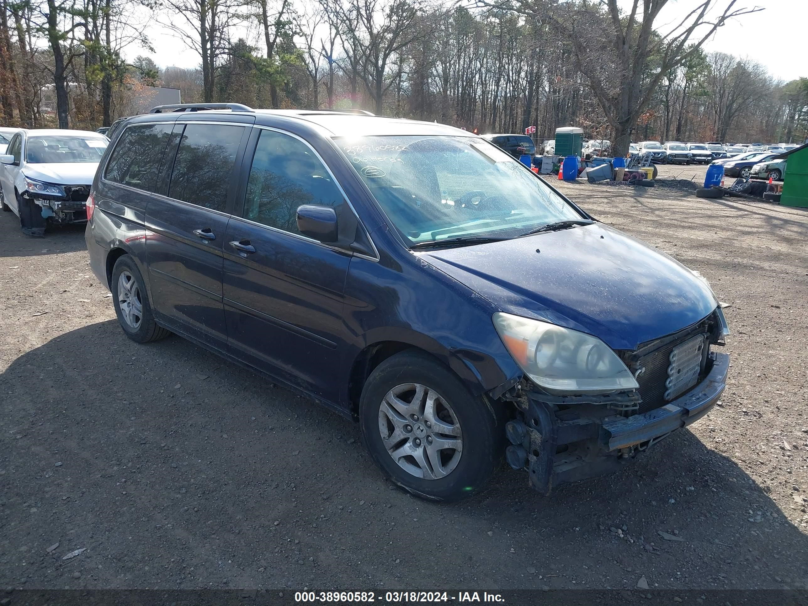 HONDA ODYSSEY 2006 5fnrl387x6b092312