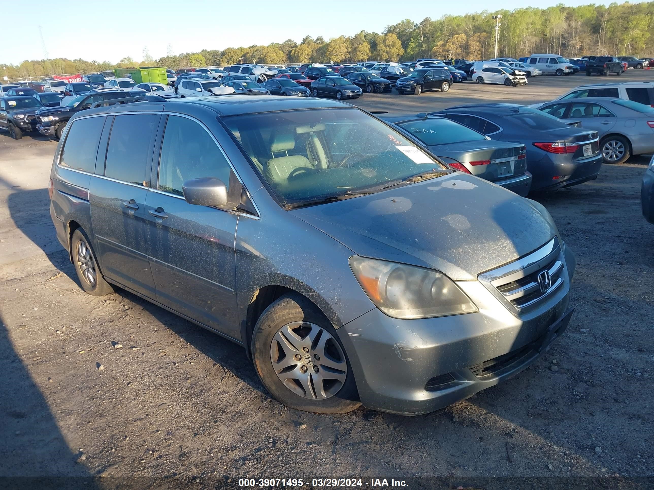 HONDA ODYSSEY 2007 5fnrl387x7b004005