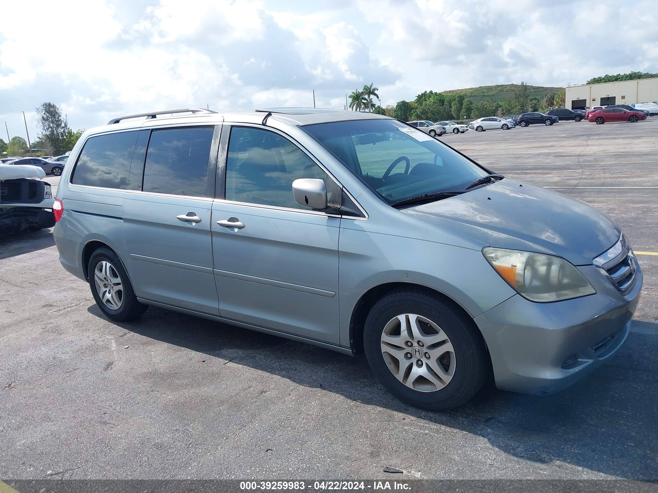 HONDA ODYSSEY 2007 5fnrl387x7b018177