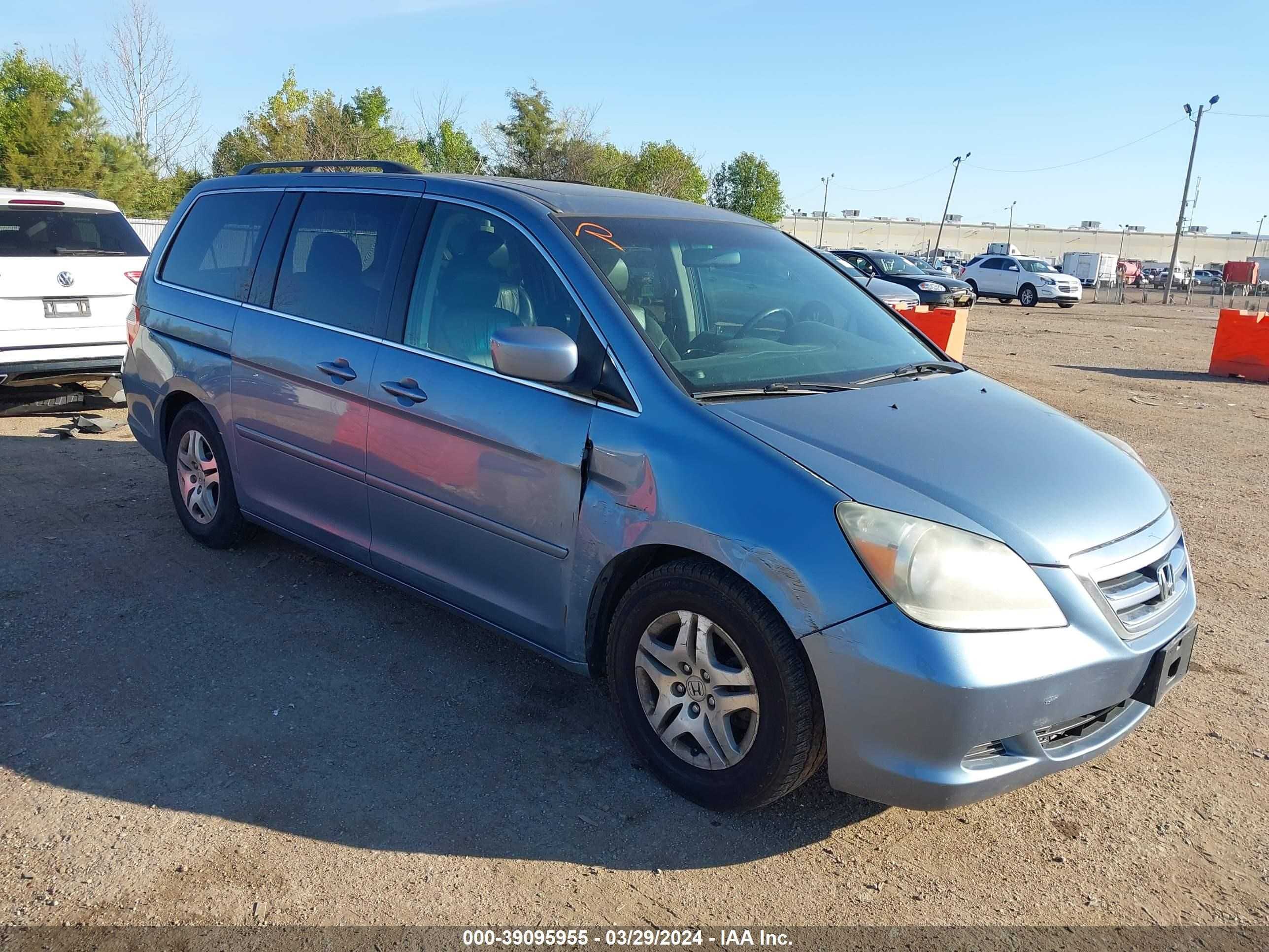 HONDA ODYSSEY 2007 5fnrl387x7b075317