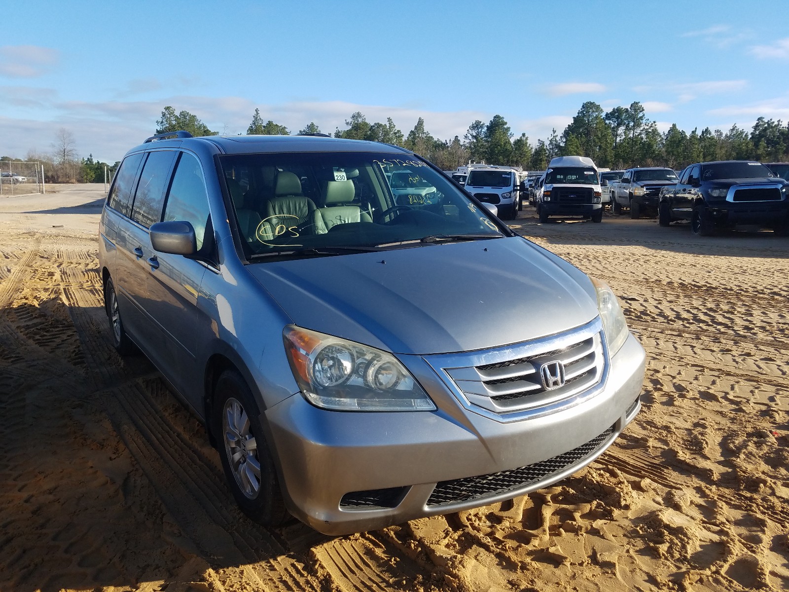 HONDA ODYSSEY EX 2008 5fnrl387x8b085895