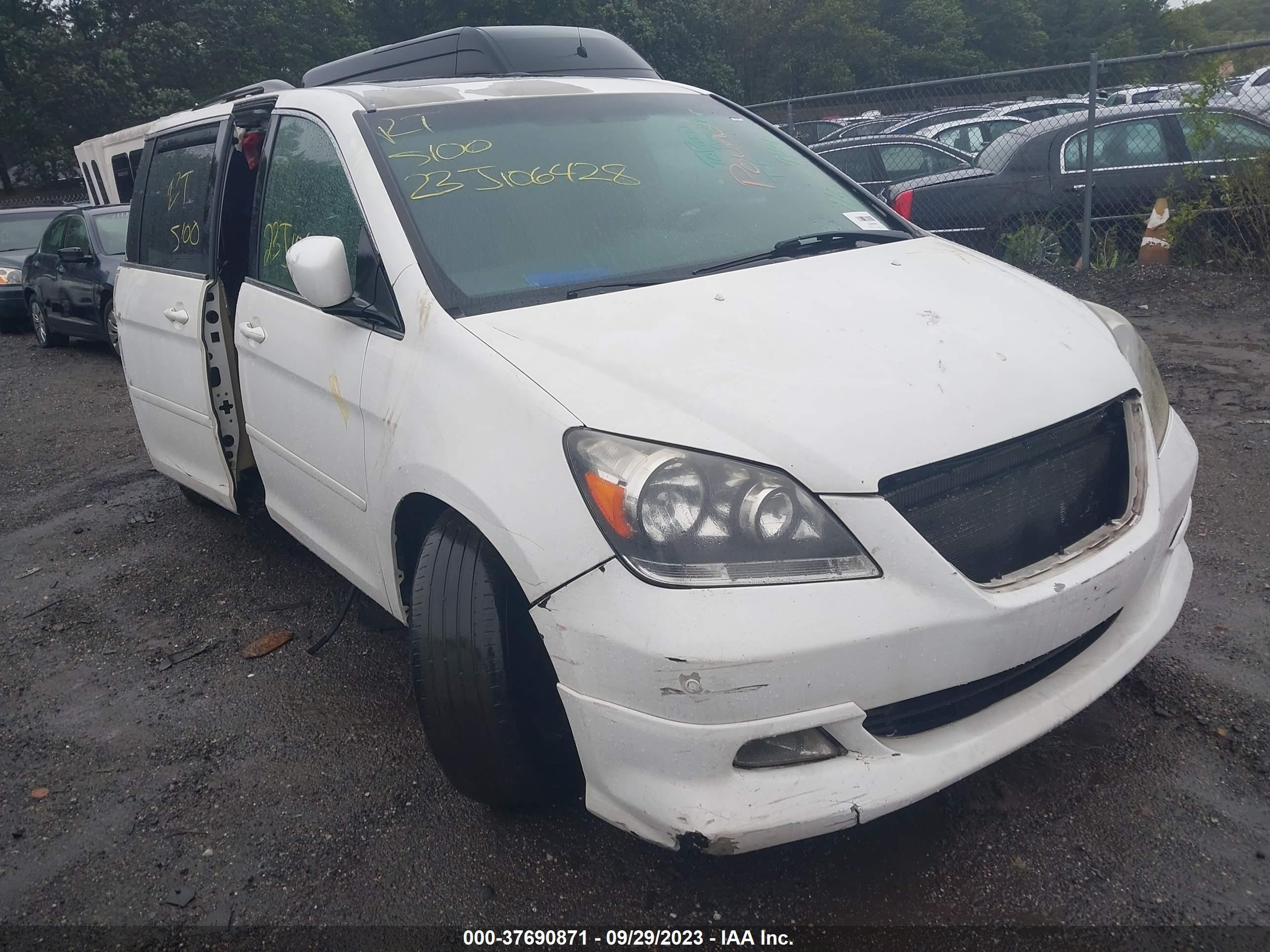 HONDA ODYSSEY 2005 5fnrl38805b017433