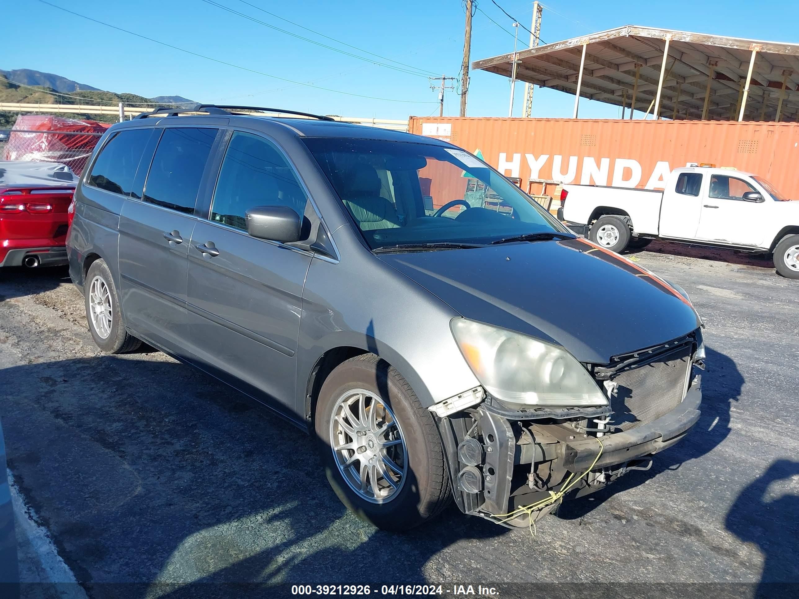 HONDA ODYSSEY 2007 5fnrl38817b073917