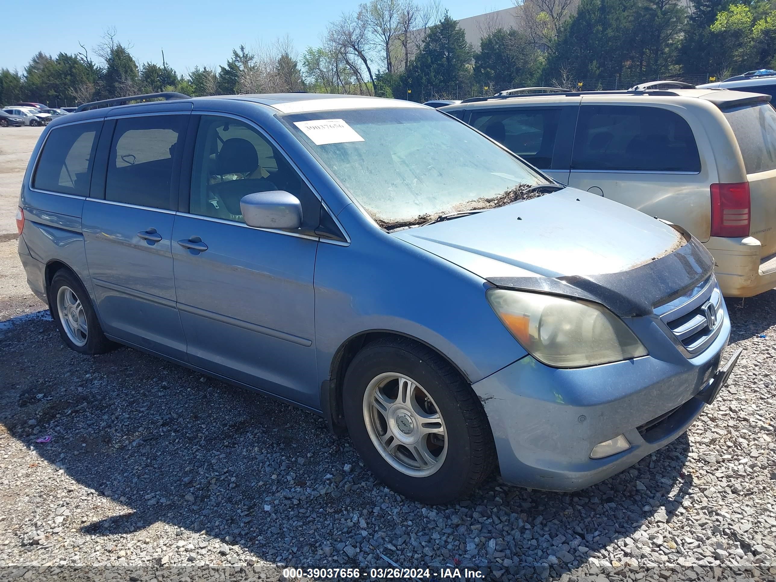 HONDA ODYSSEY 2007 5fnrl38827b039209