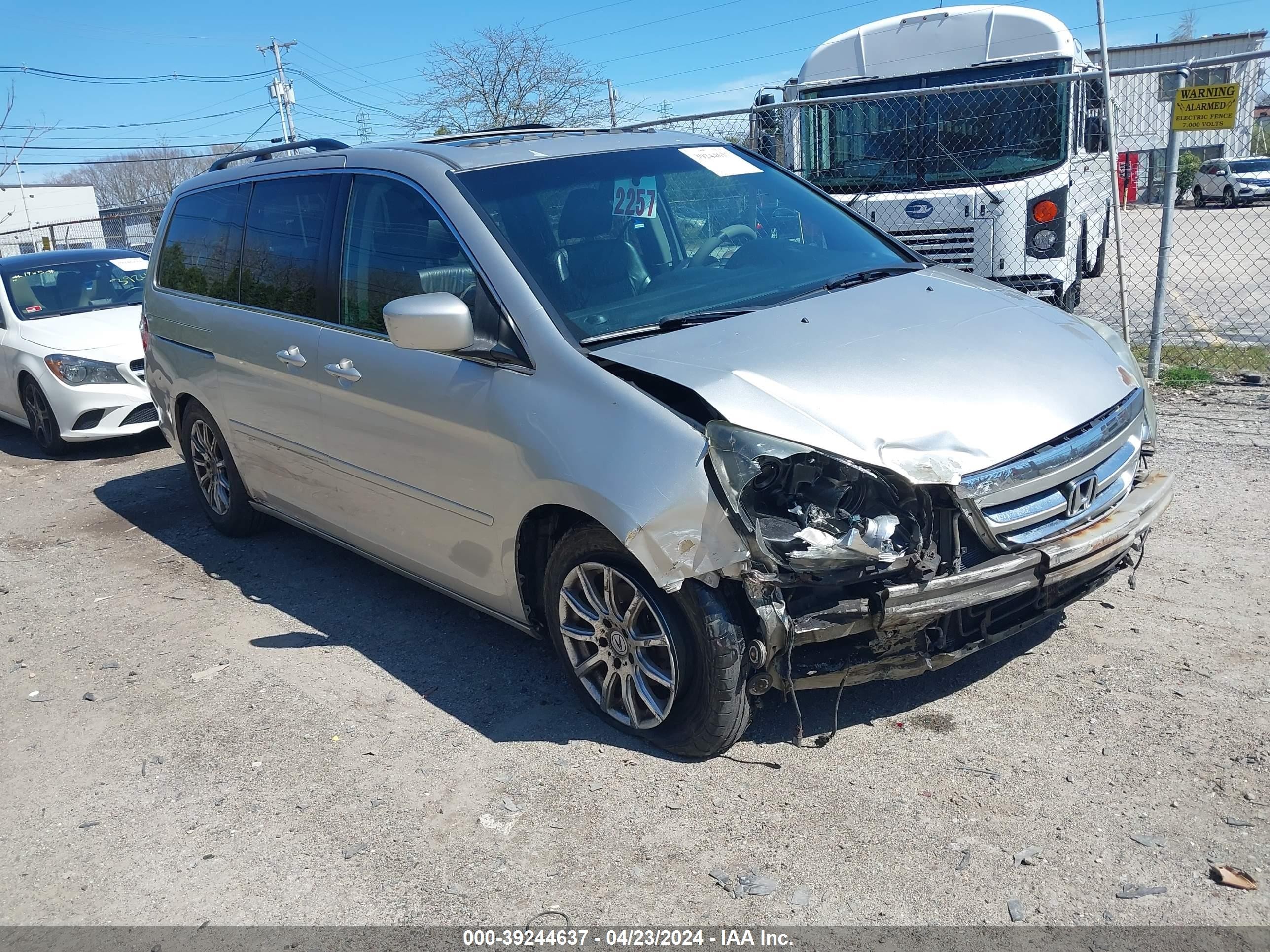 HONDA ODYSSEY 2007 5fnrl38827b098003