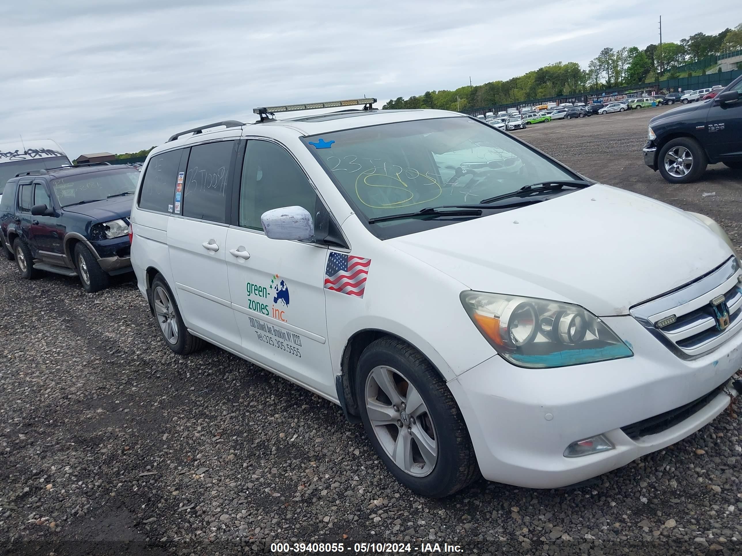 HONDA ODYSSEY 2005 5fnrl38835b053391