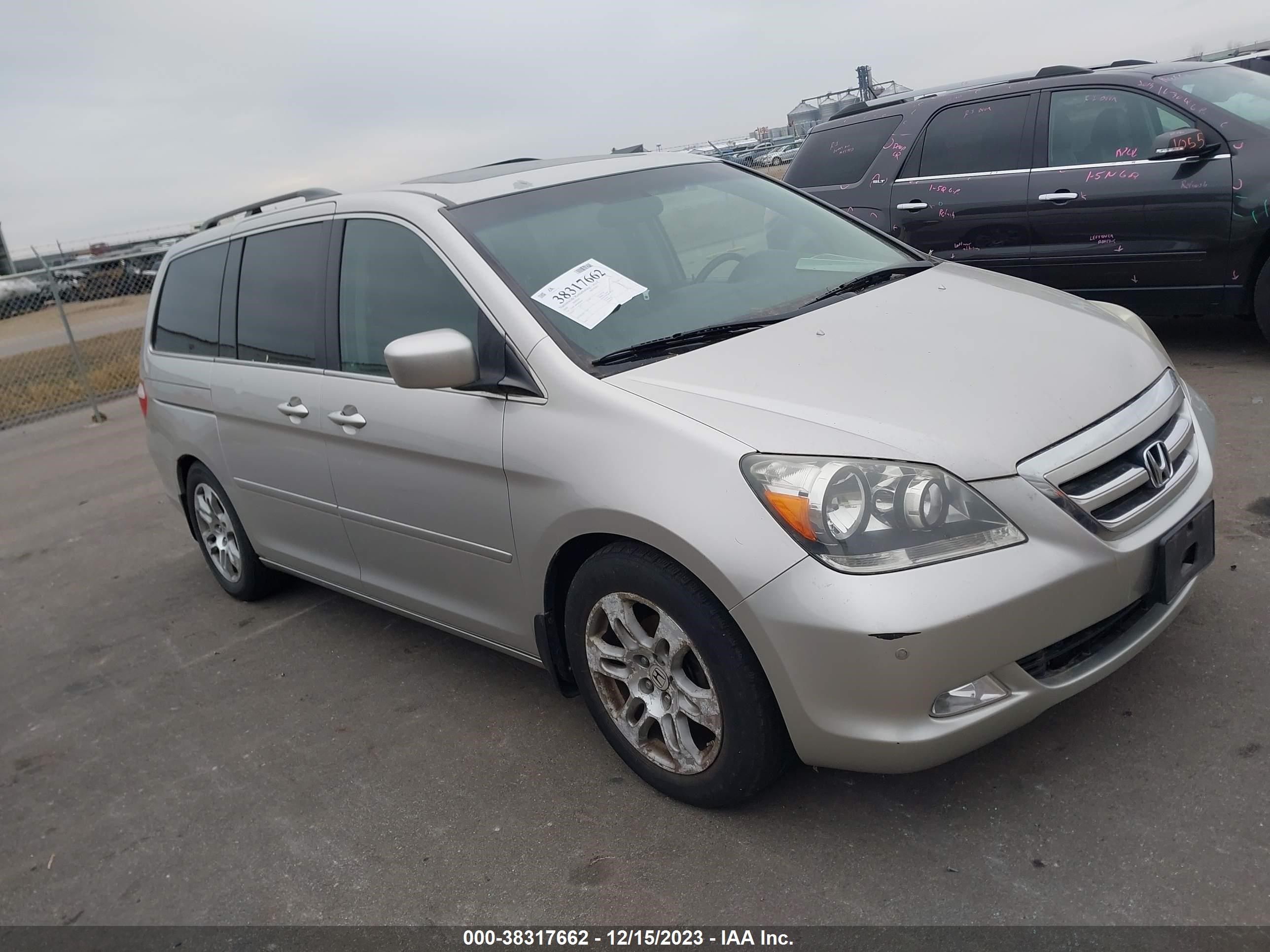 HONDA ODYSSEY 2006 5fnrl38836b096081