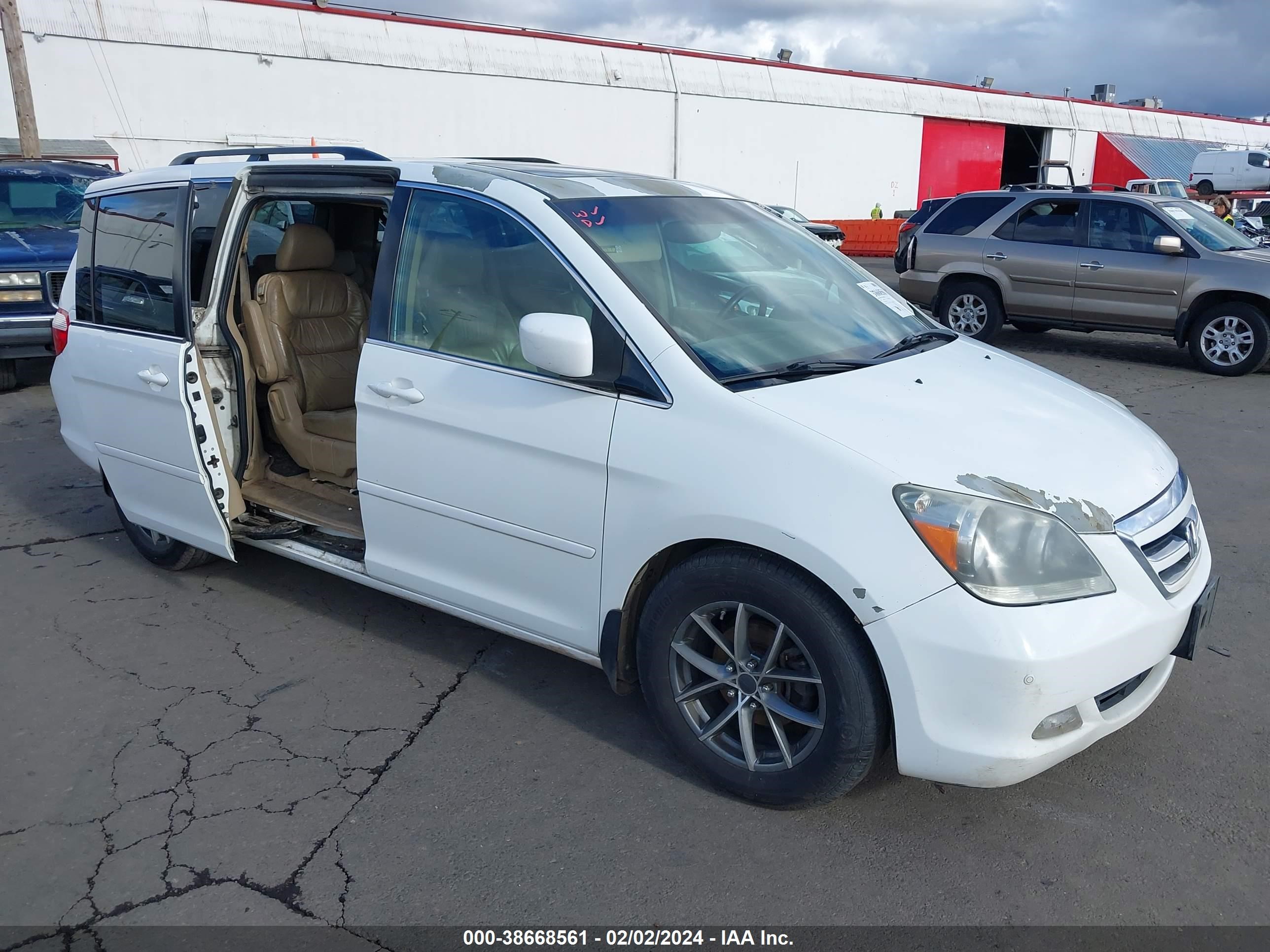 HONDA ODYSSEY 2007 5fnrl38847b004042