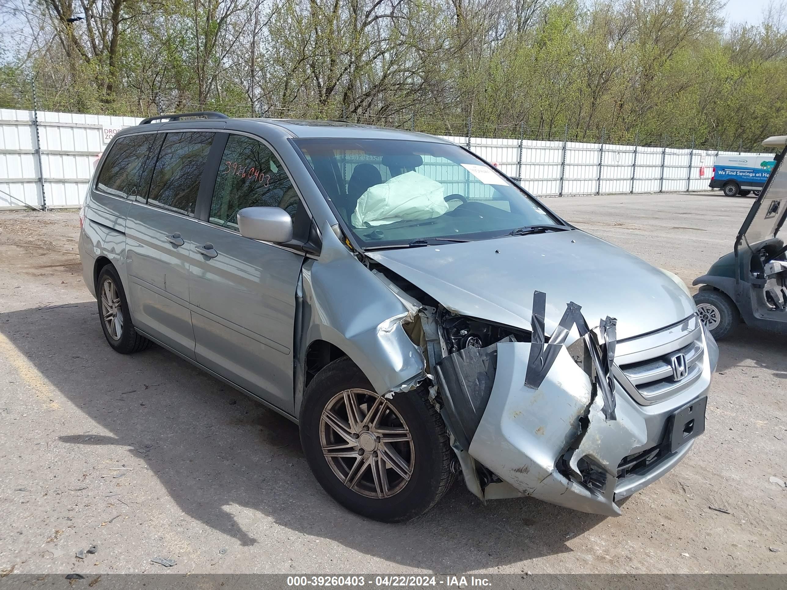 HONDA ODYSSEY 2007 5fnrl38847b015395