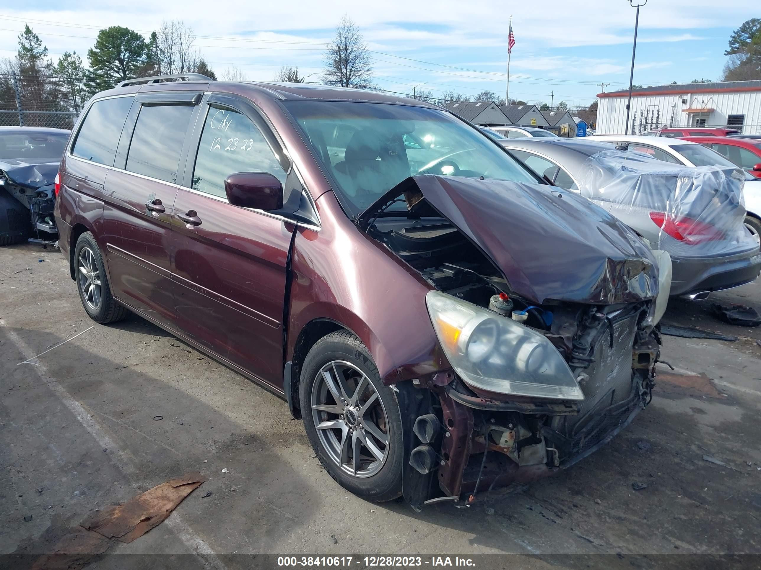 HONDA ODYSSEY 2007 5fnrl38847b072177