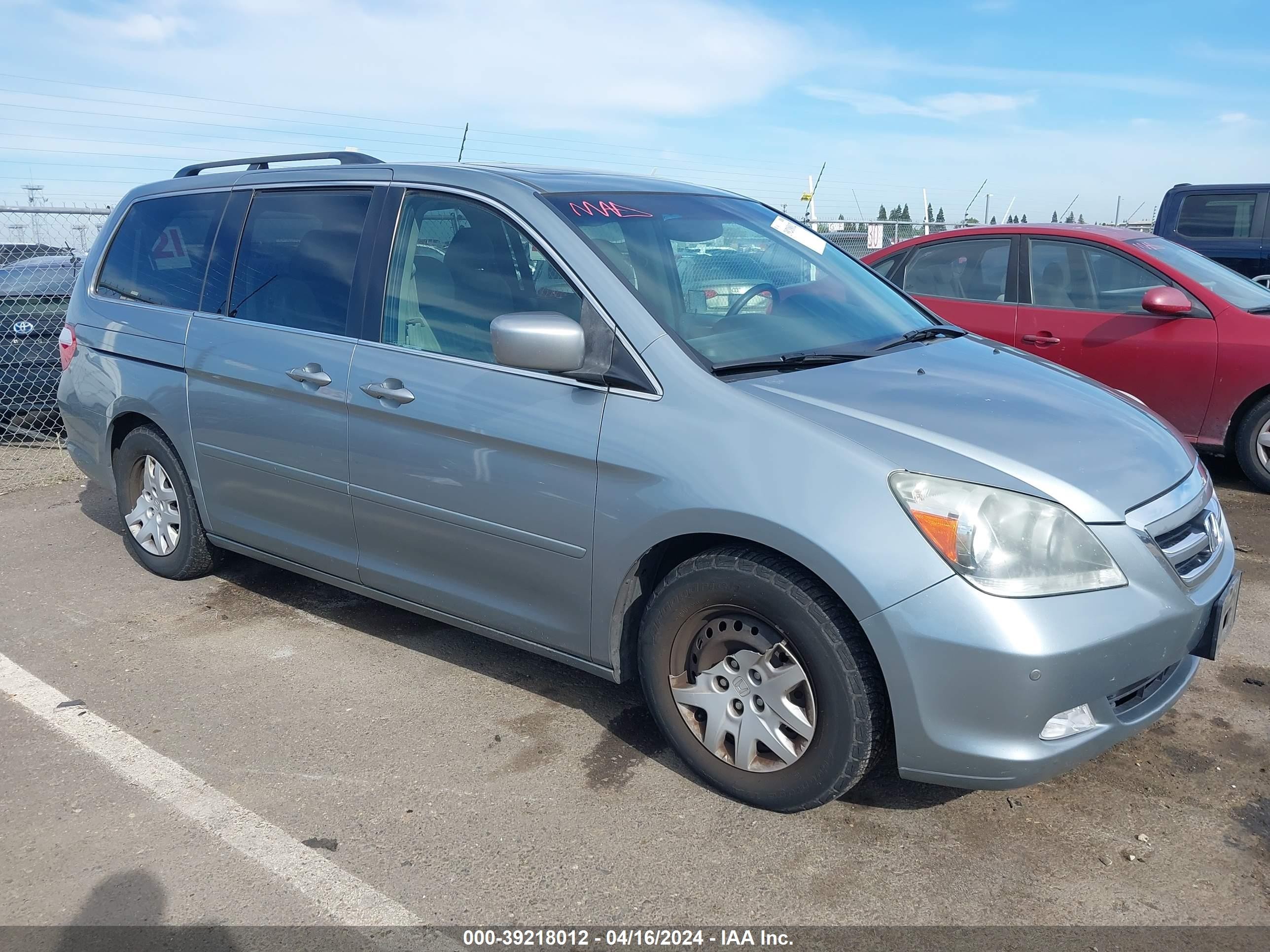 HONDA ODYSSEY 2007 5fnrl38857b008228