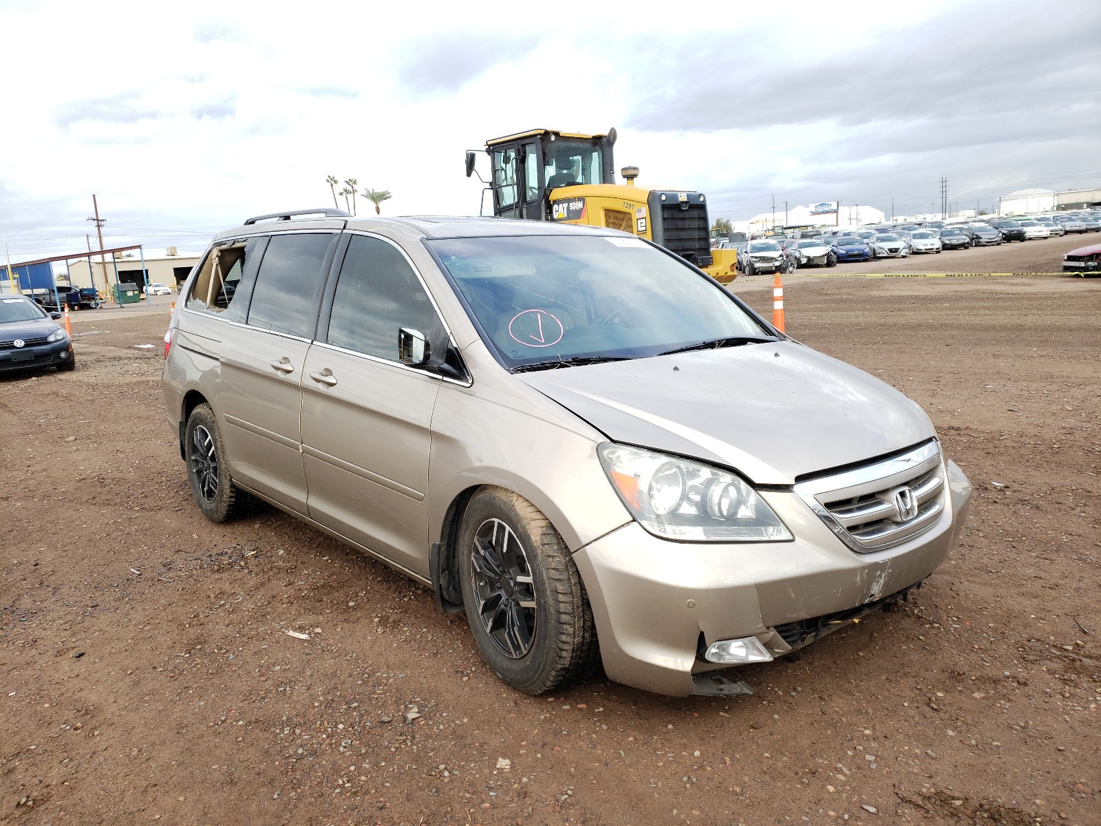 HONDA ODYSSEY TO 2007 5fnrl38867b092768