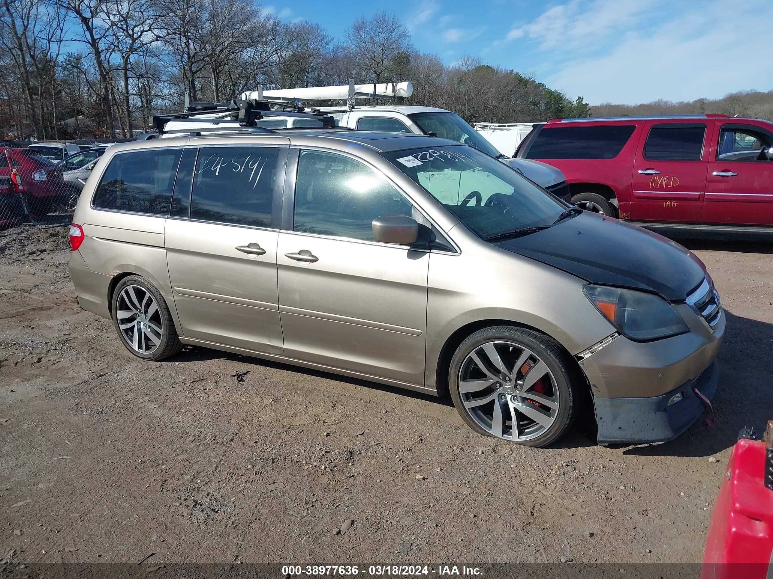 HONDA ODYSSEY 2005 5fnrl38875b074633