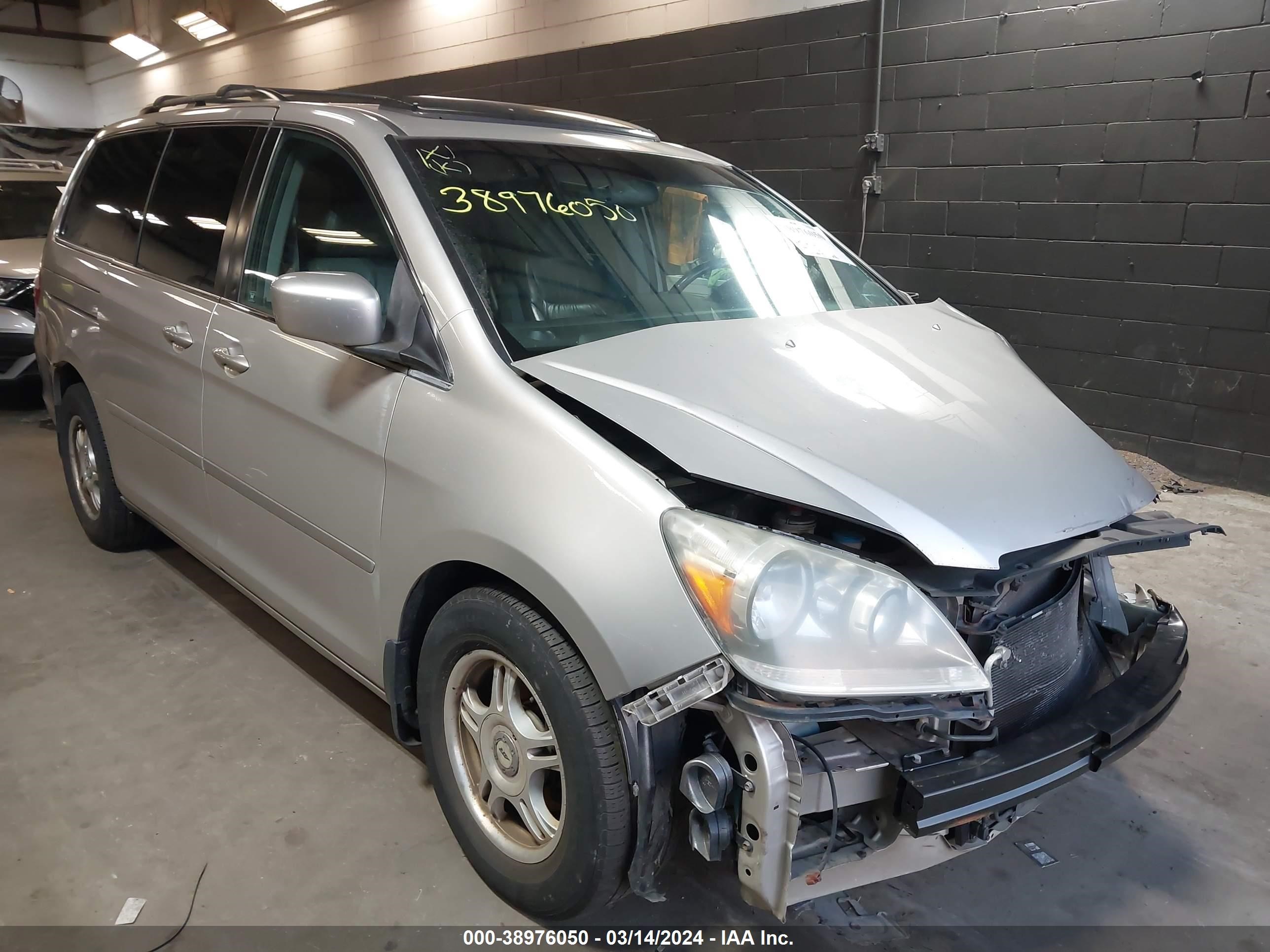 HONDA ODYSSEY 2006 5fnrl38876b015289