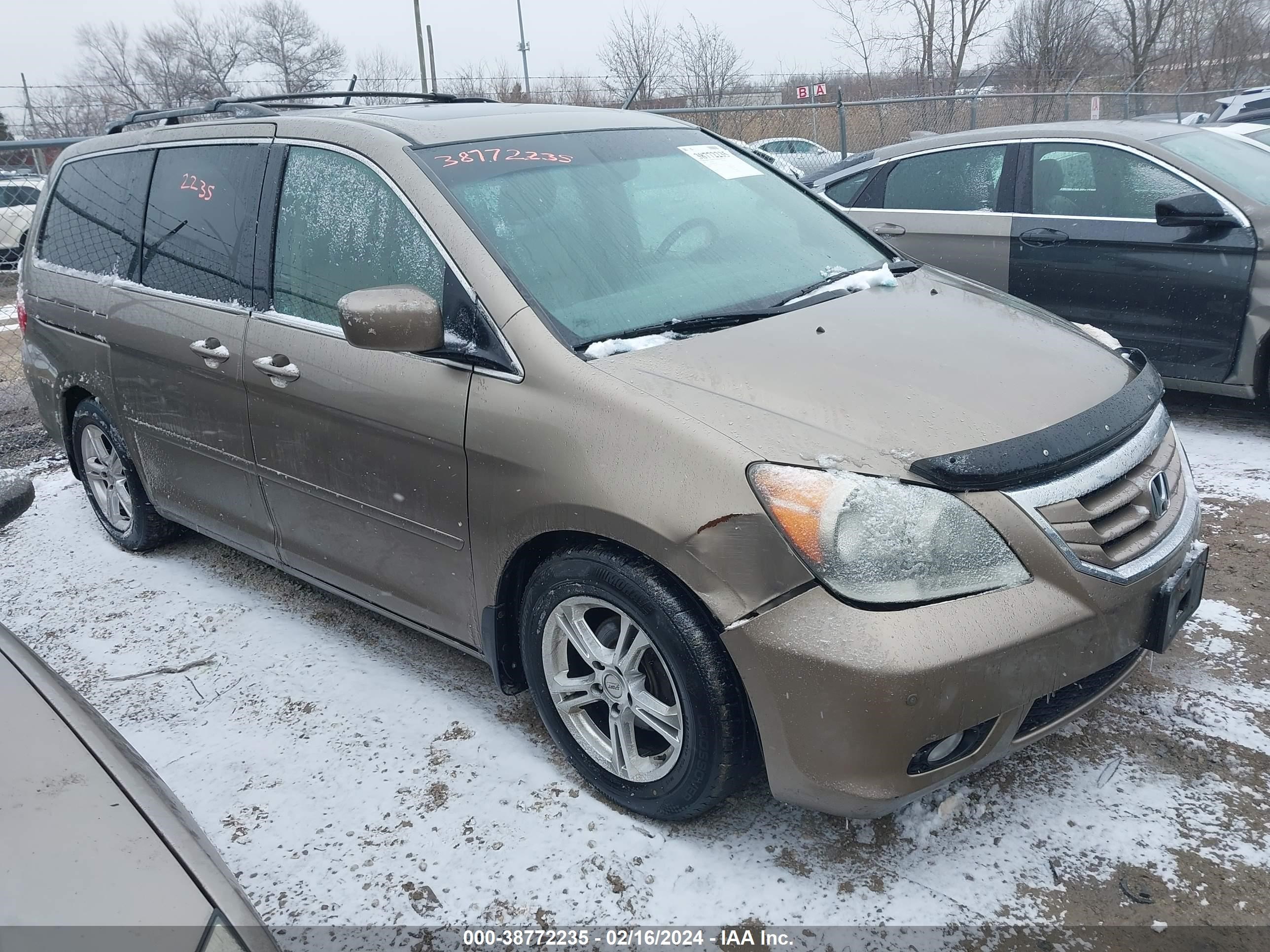 HONDA ODYSSEY 2009 5fnrl388x9b025447