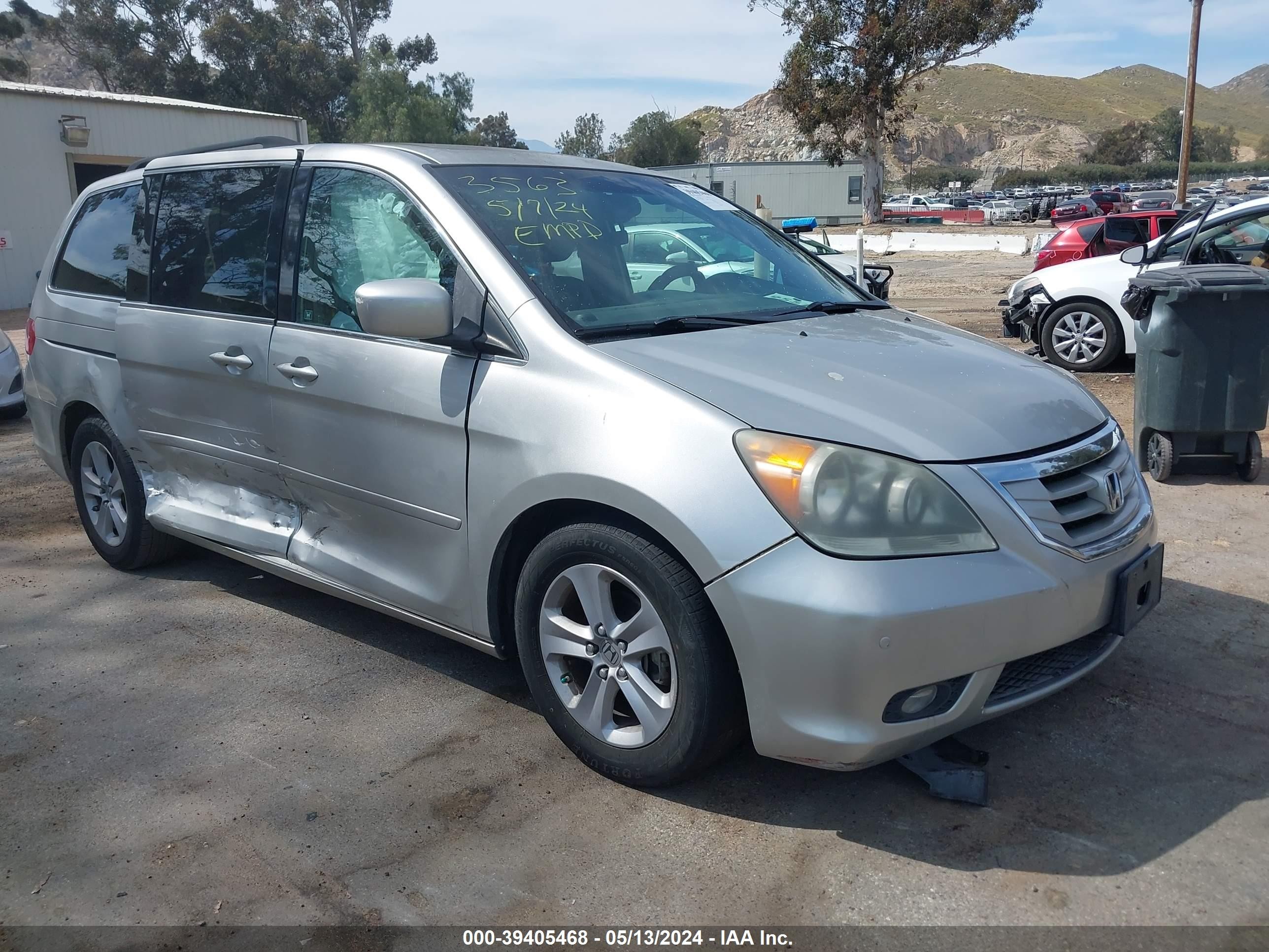 HONDA ODYSSEY 2009 5fnrl38909b025367