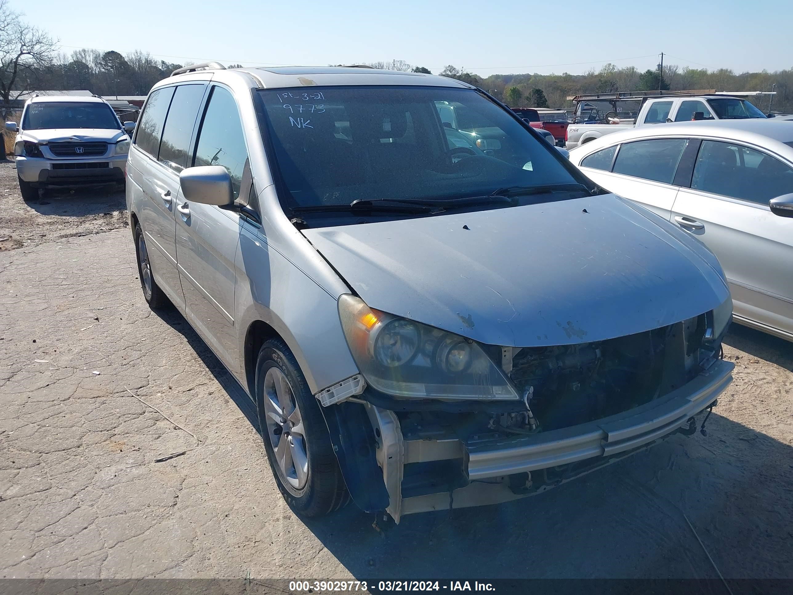 HONDA ODYSSEY 2008 5fnrl38928b115196