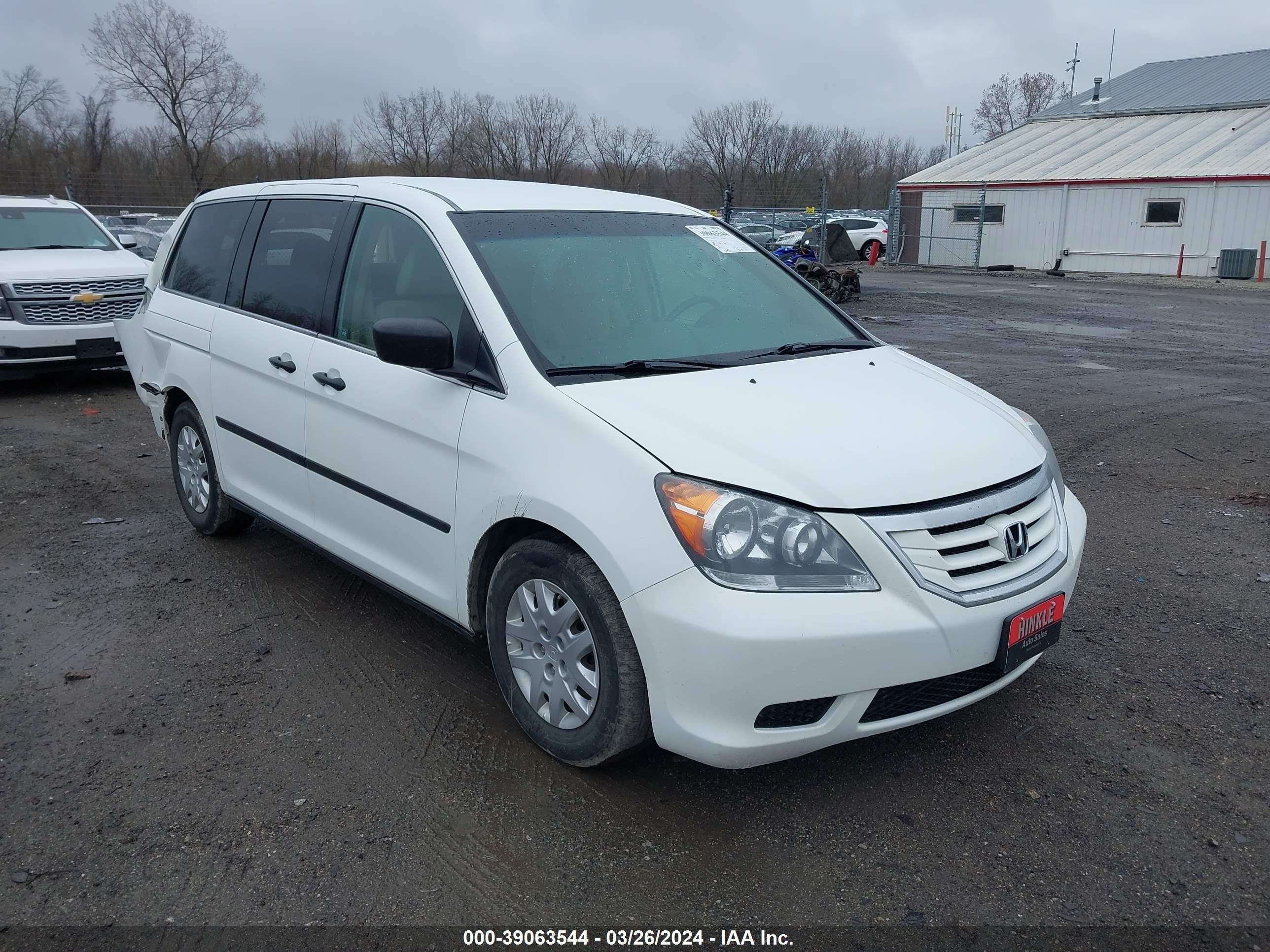 HONDA ODYSSEY 2010 5fnrl3h22ab024633