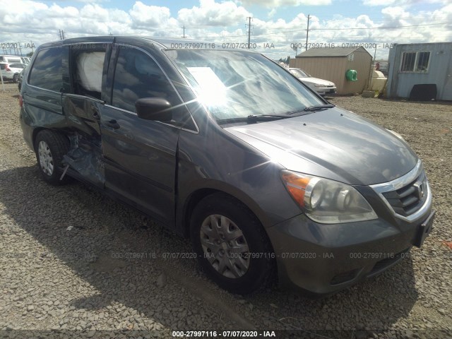 HONDA ODYSSEY 2010 5fnrl3h25ab011455