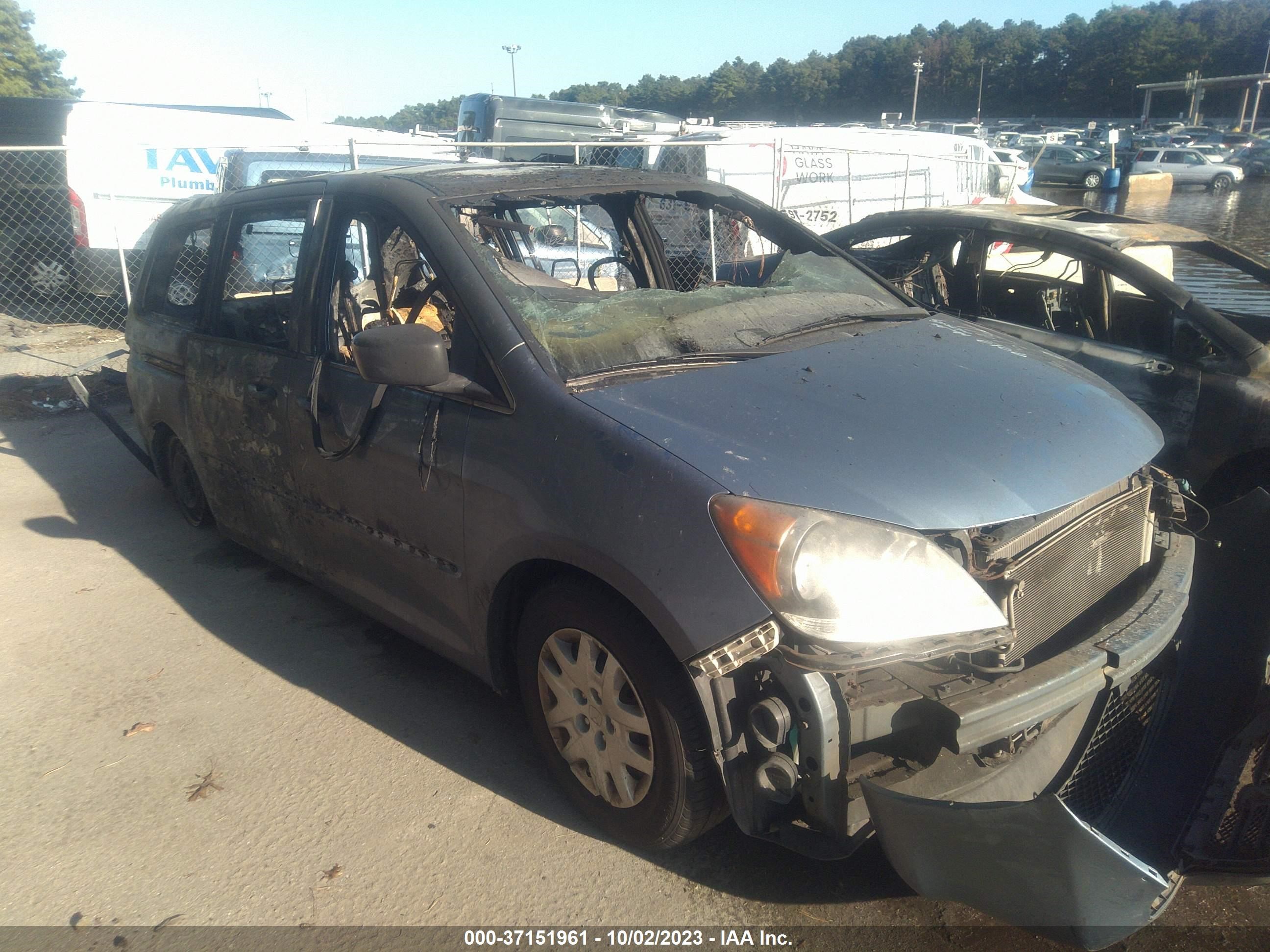 HONDA ODYSSEY 2010 5fnrl3h29ab035161