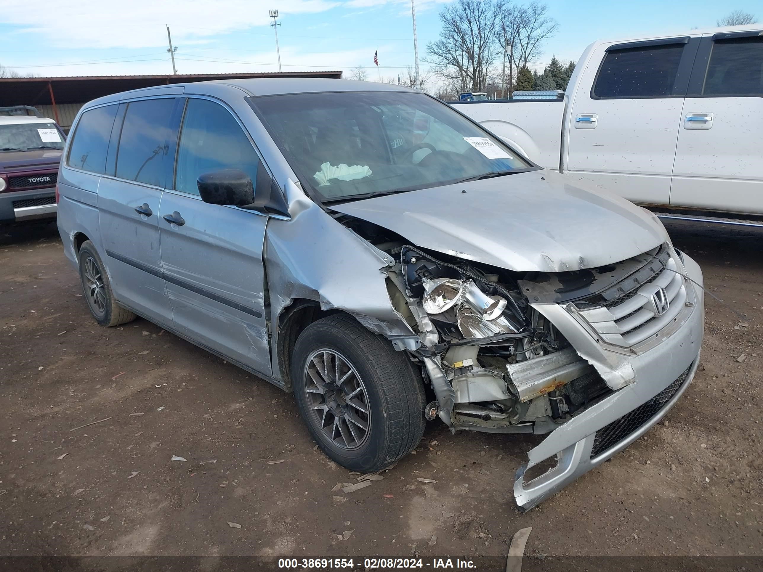 HONDA ODYSSEY 2010 5fnrl3h2xab019406