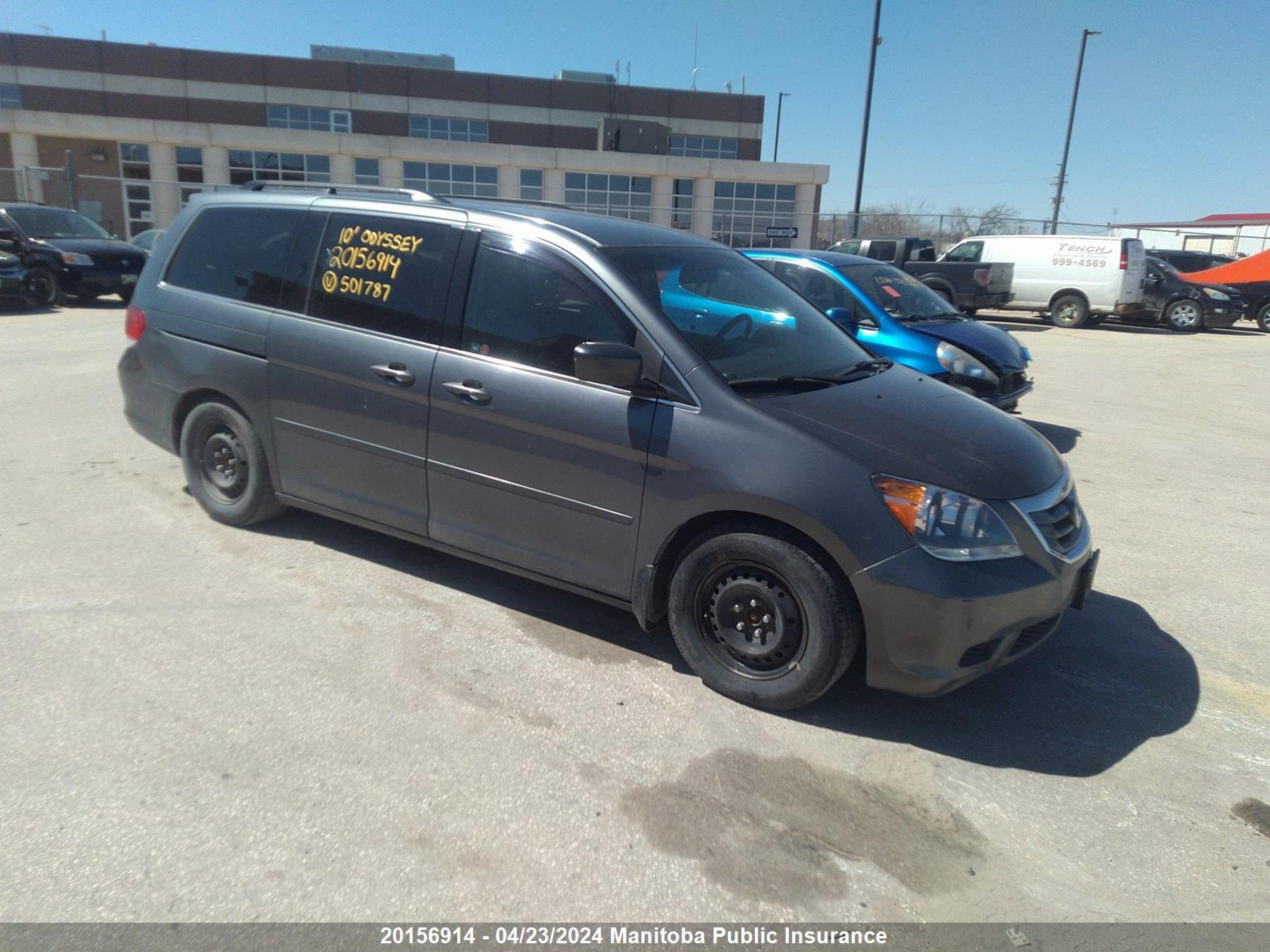 HONDA ODYSSEY 2010 5fnrl3h51ab501787