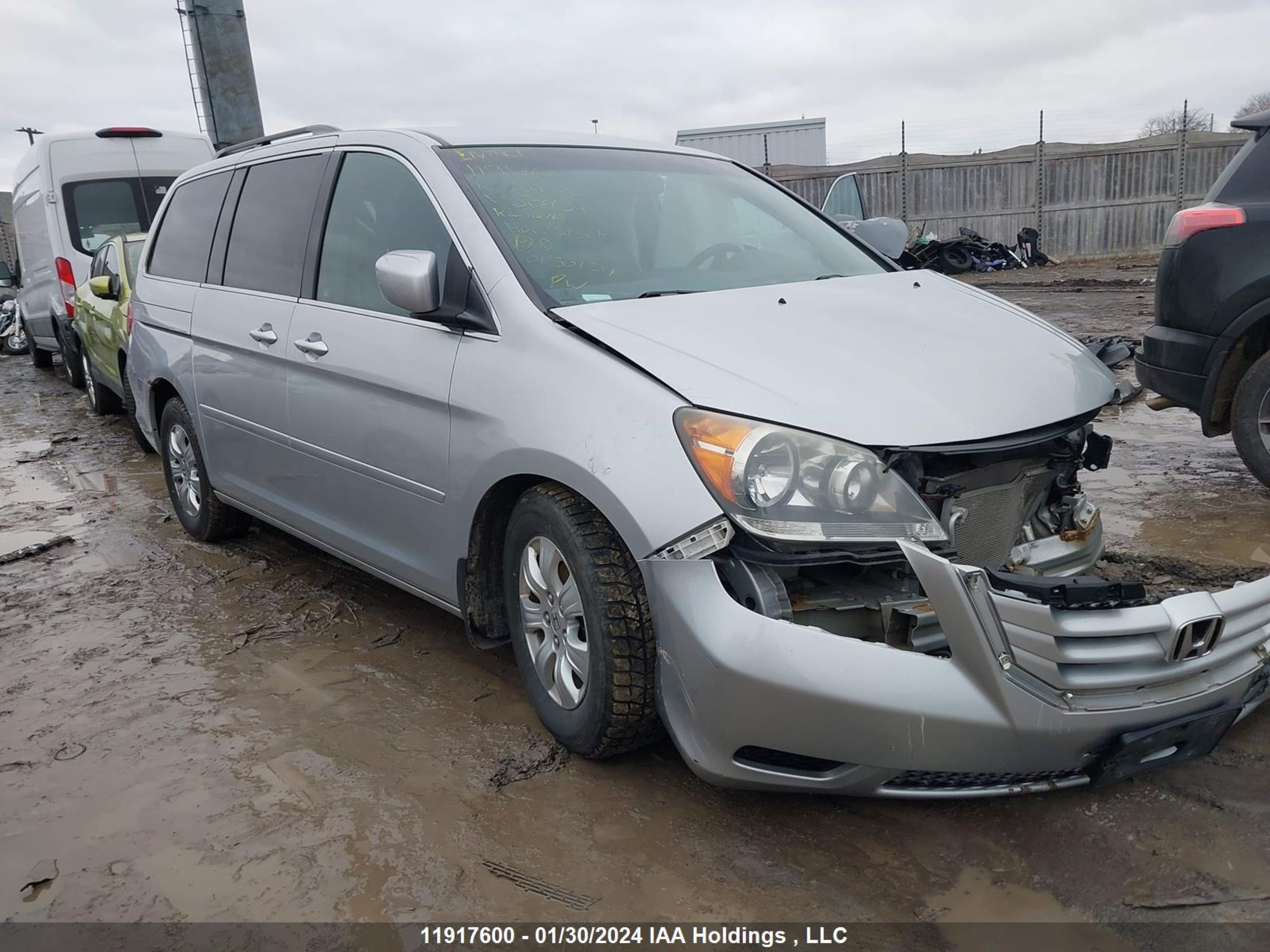 HONDA ODYSSEY 2010 5fnrl3h51ab506634