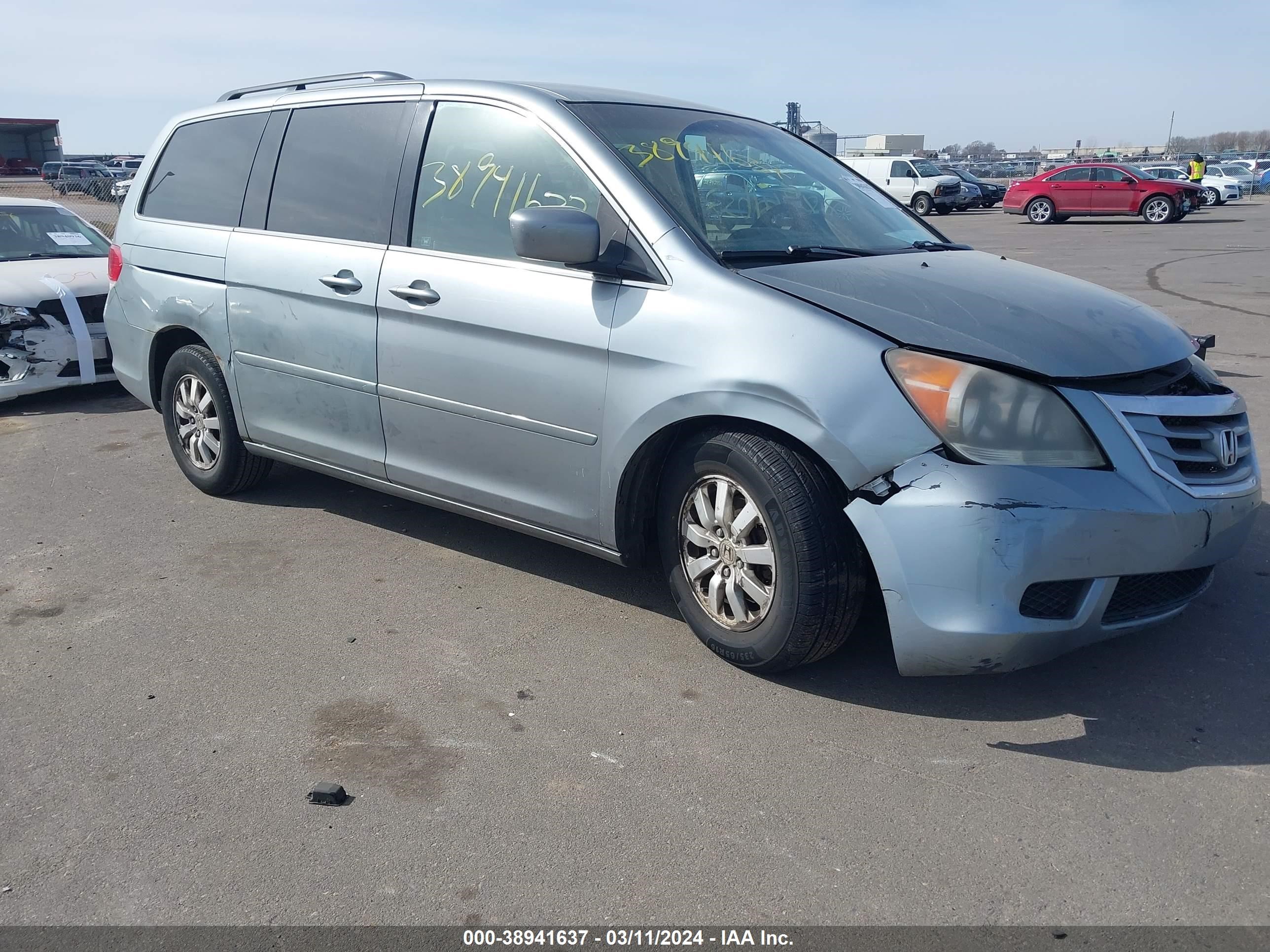 HONDA ODYSSEY 2010 5fnrl3h58ab031628