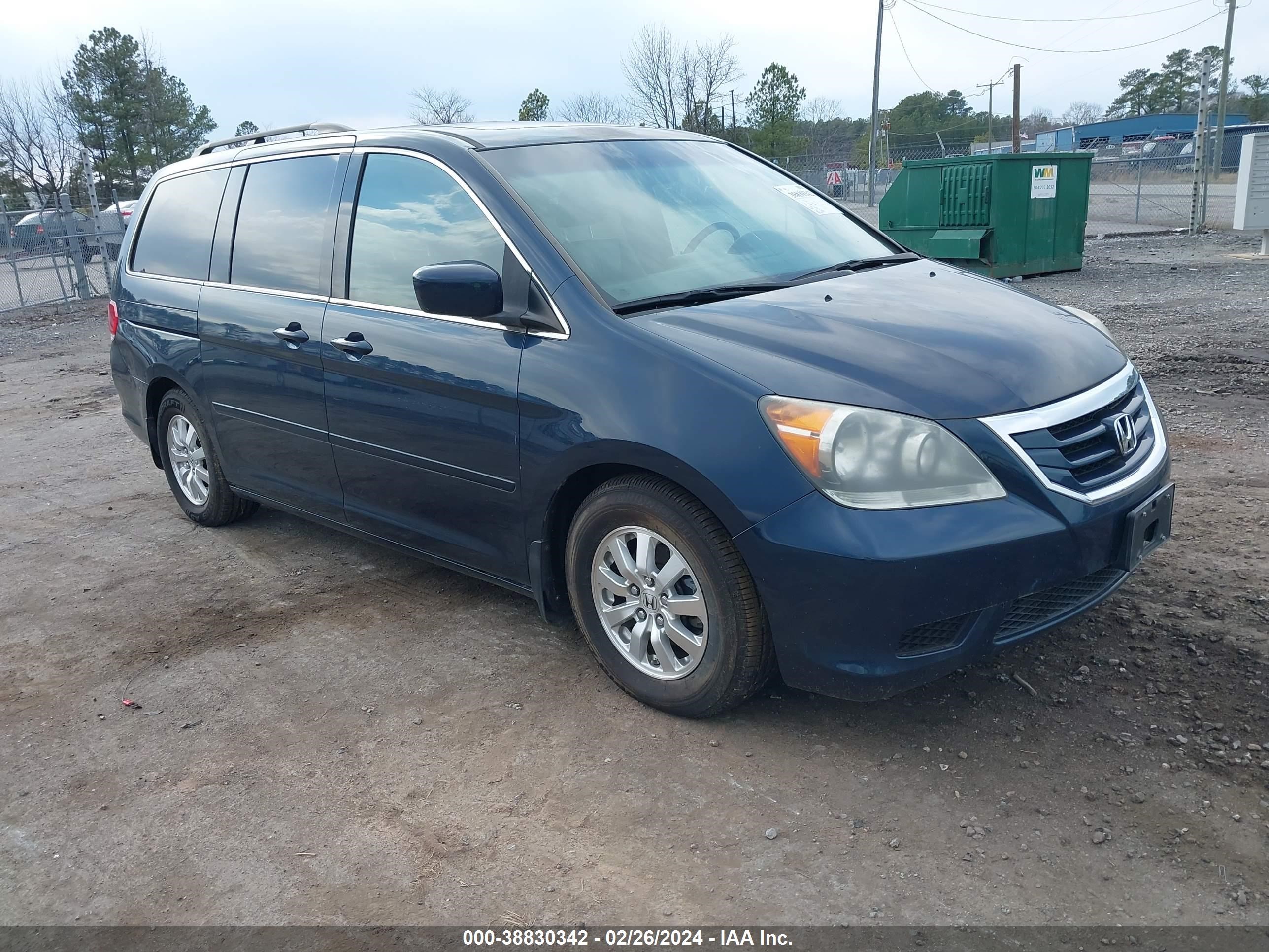 HONDA ODYSSEY 2010 5fnrl3h61ab082610