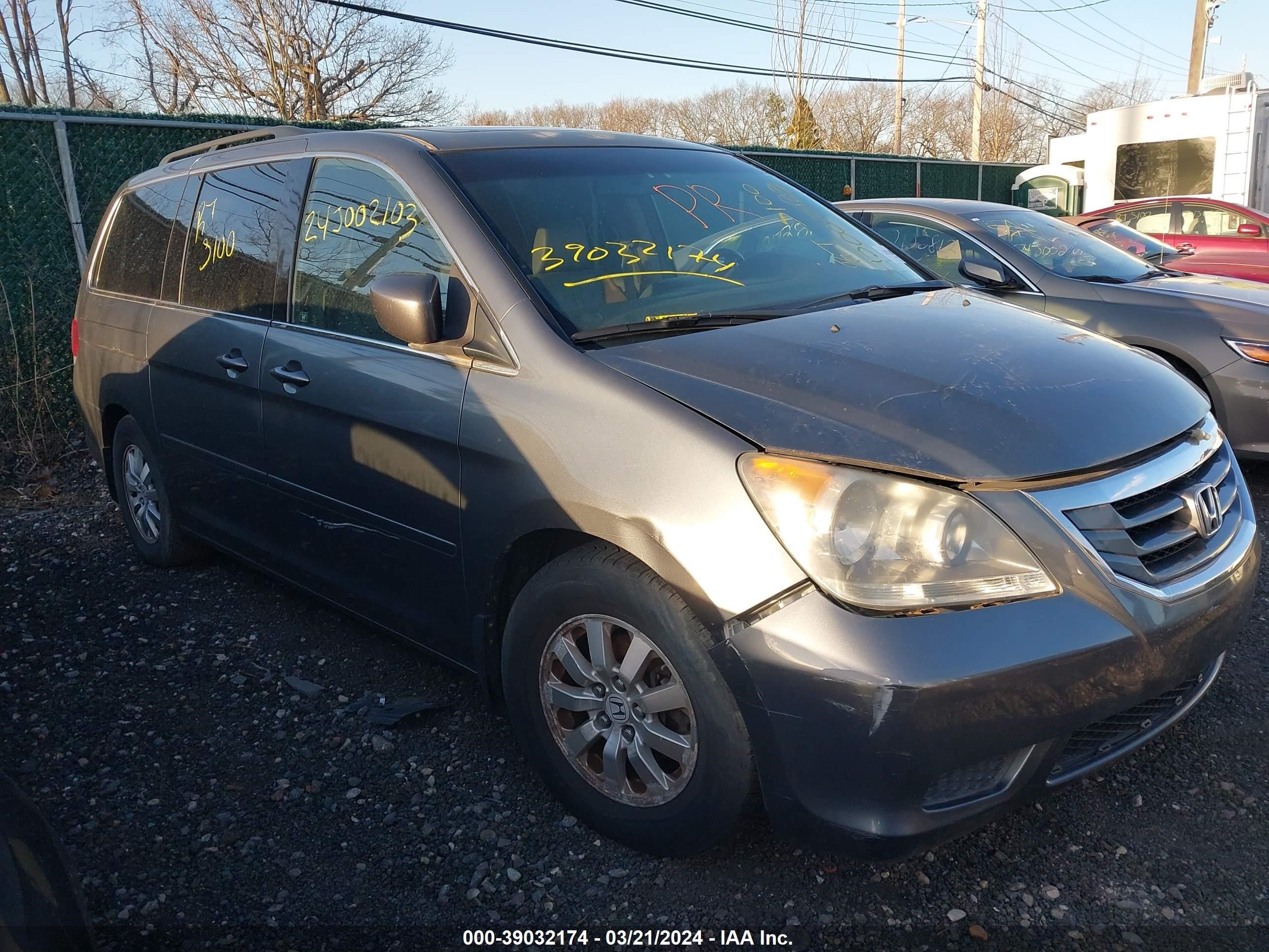 HONDA ODYSSEY 2010 5fnrl3h75ab015906