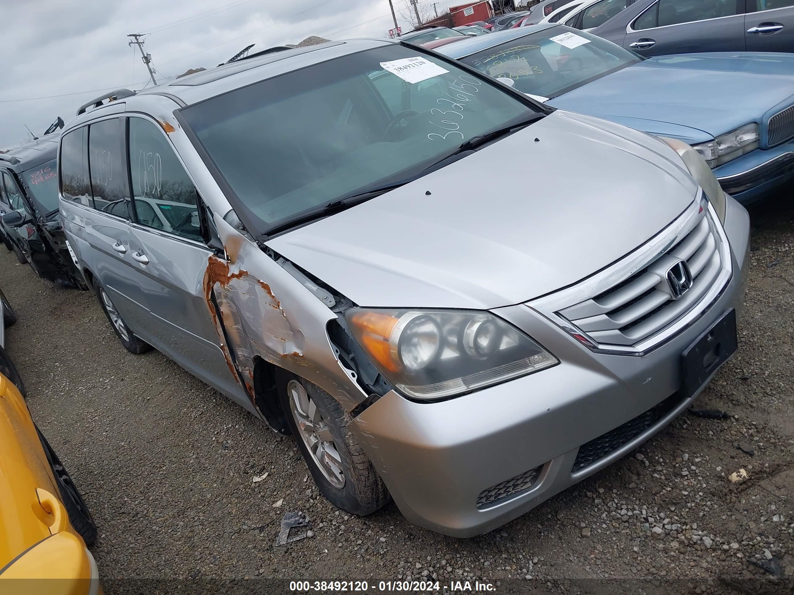 HONDA ODYSSEY 2010 5fnrl3h77ab041004