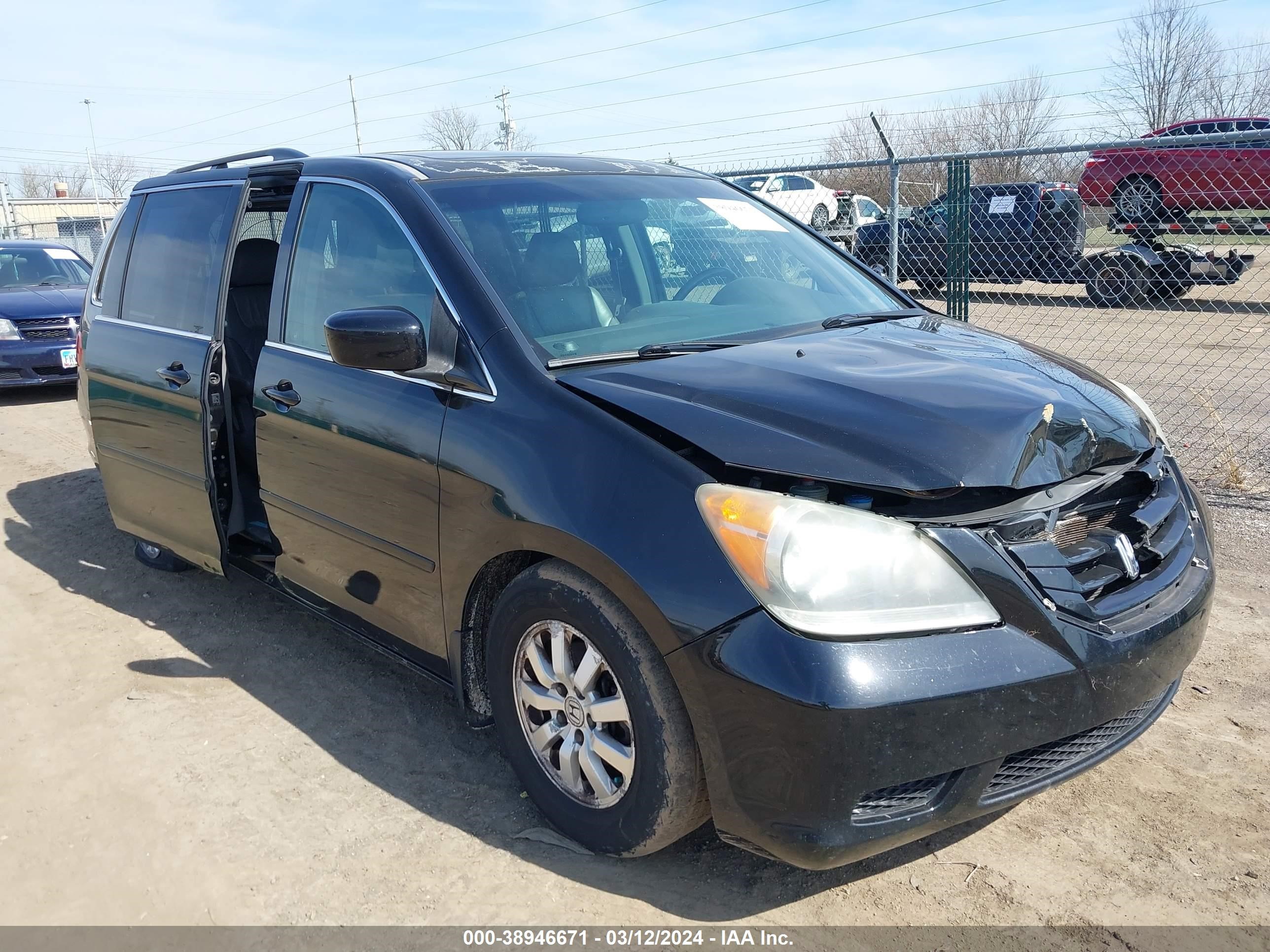 HONDA ODYSSEY 2010 5fnrl3h77ab083446