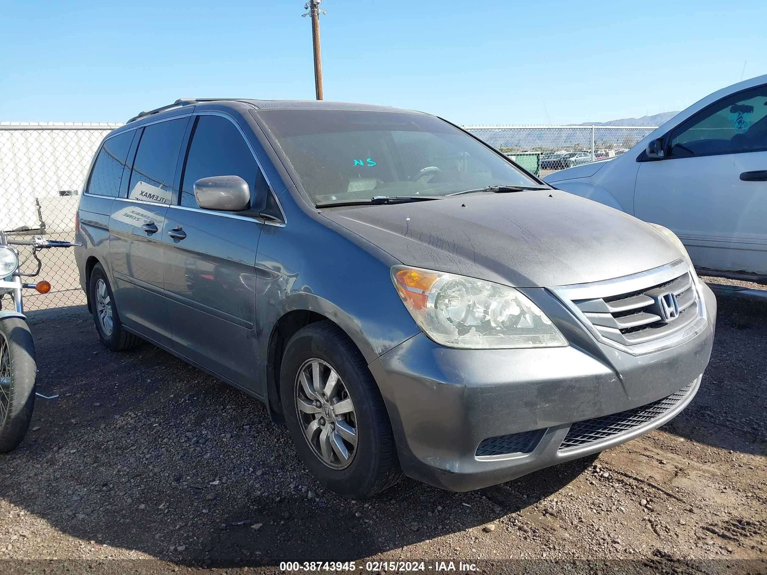 HONDA ODYSSEY 2010 5fnrl3h77ab096469