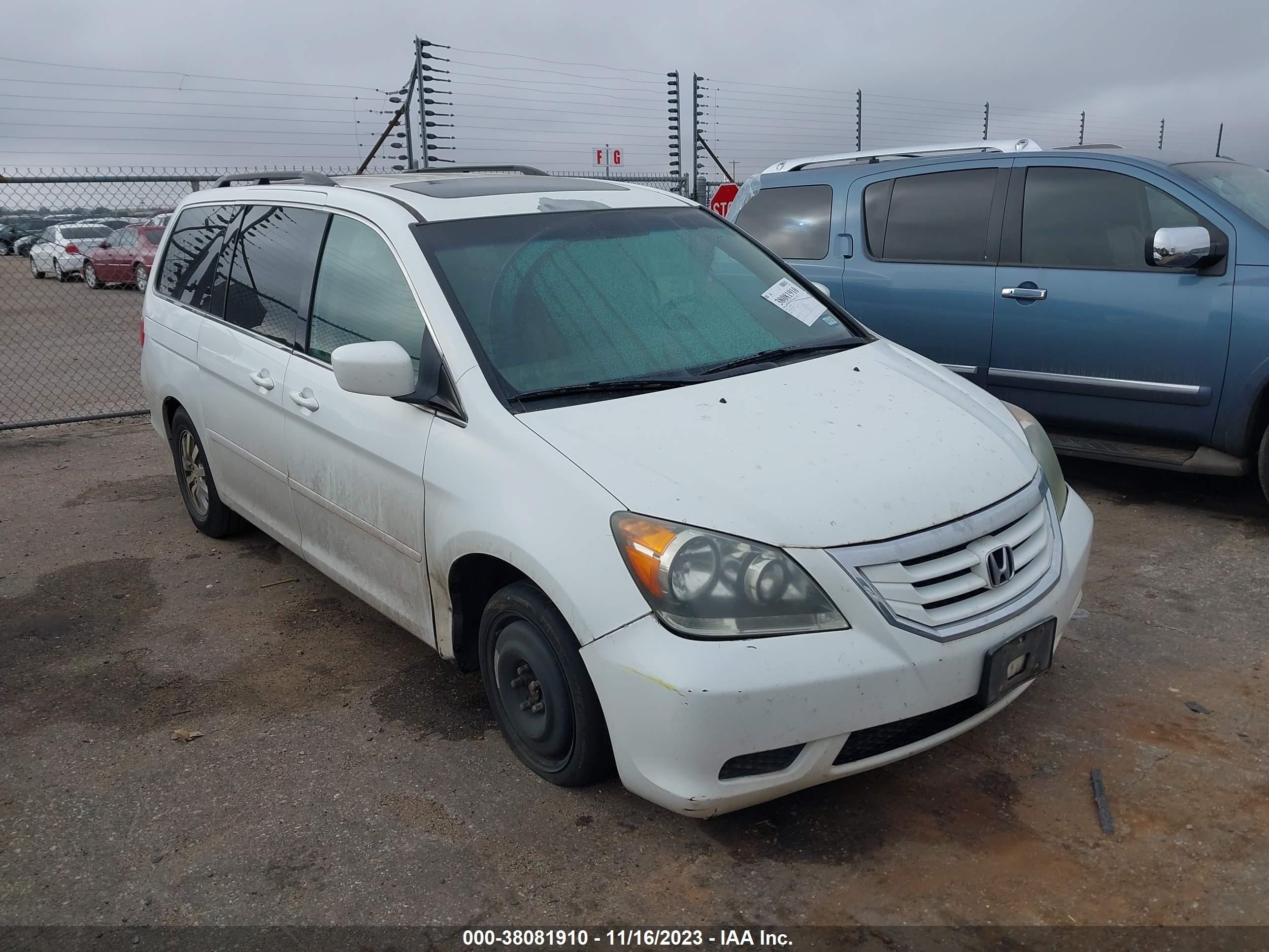 HONDA ODYSSEY 2010 5fnrl3h78ab083102