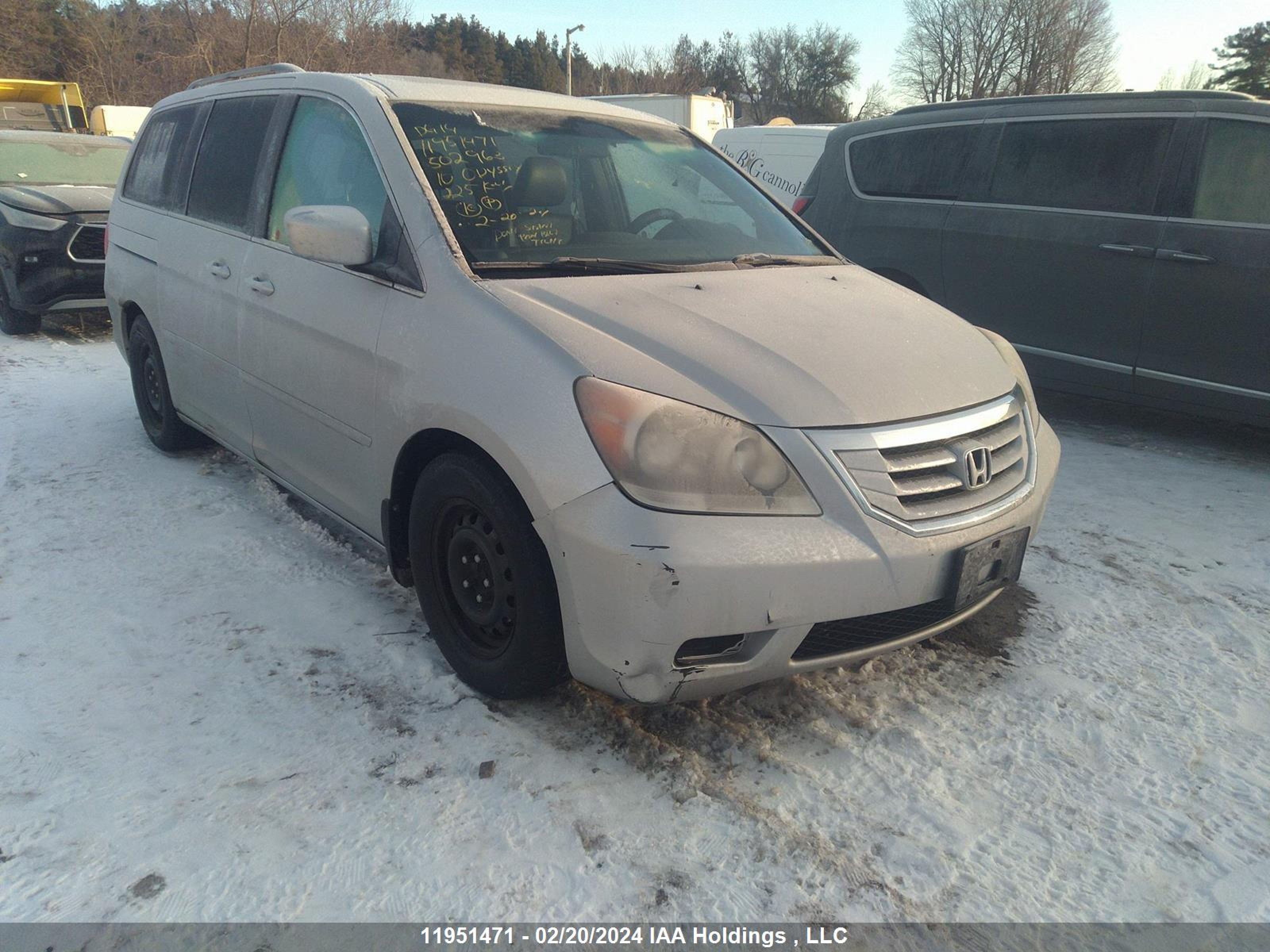 HONDA ODYSSEY 2010 5fnrl3h79ab502963