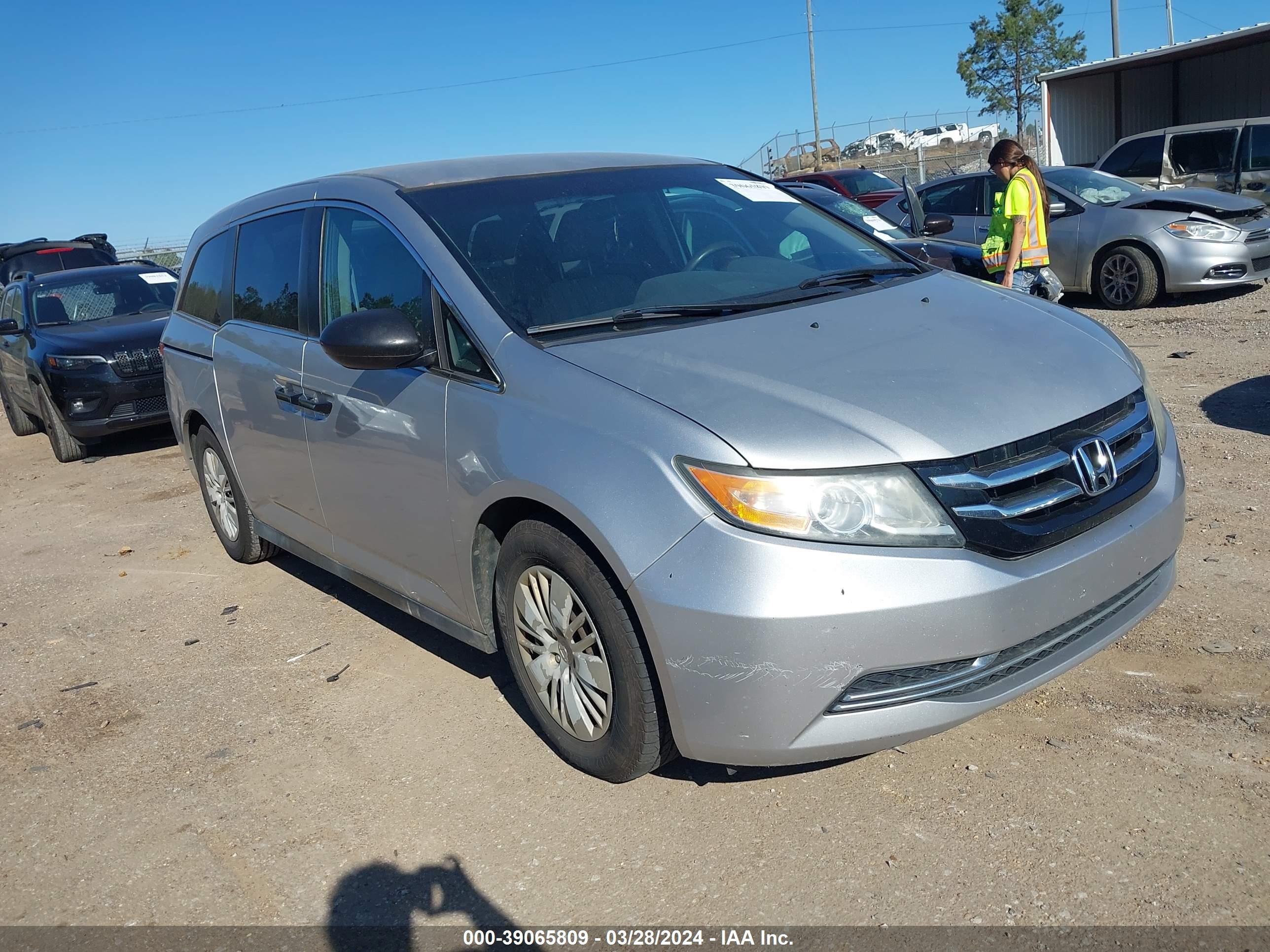 HONDA ODYSSEY 2014 5fnrl5h20eb060158