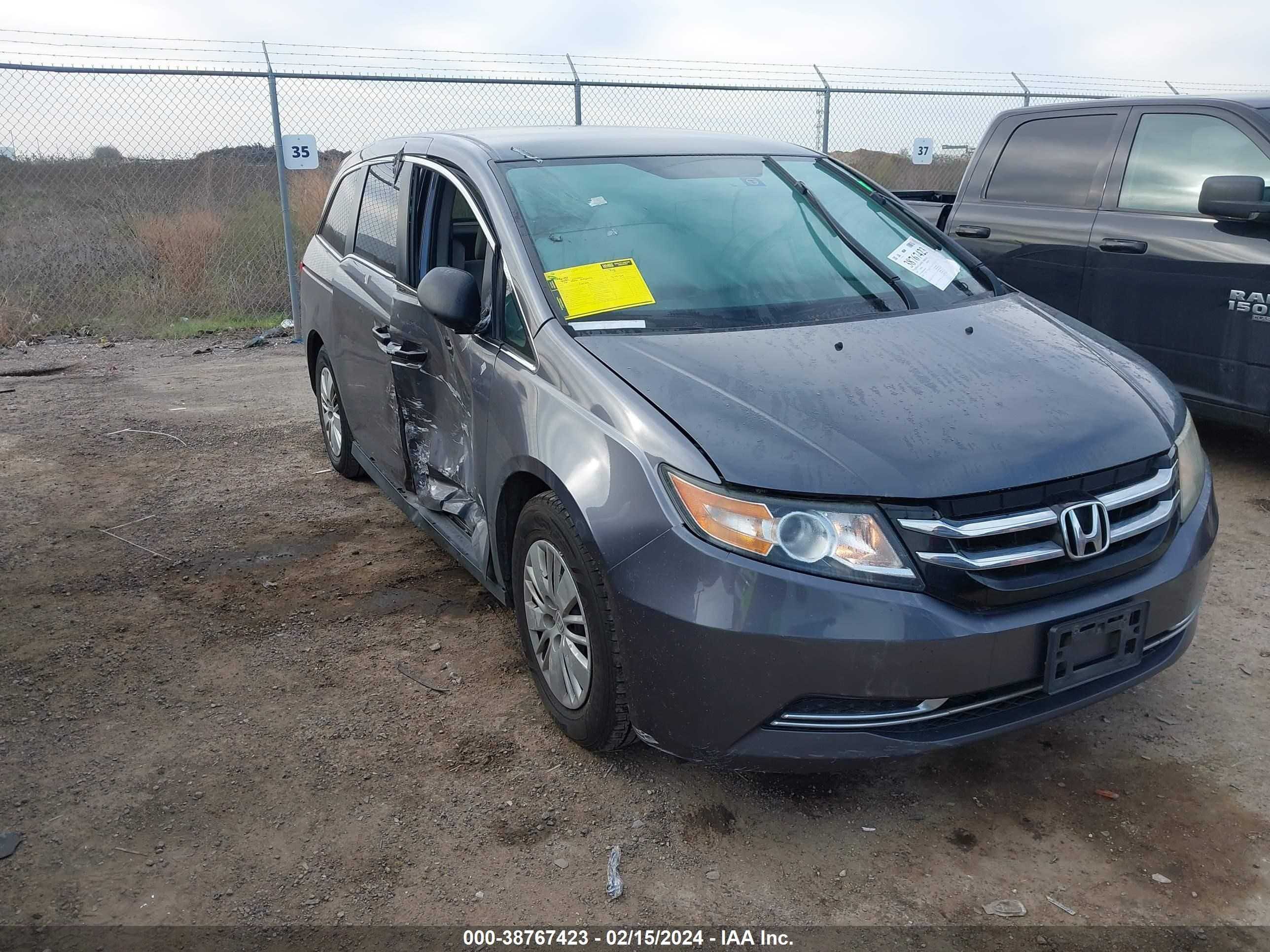 HONDA ODYSSEY 2016 5fnrl5h20gb010590