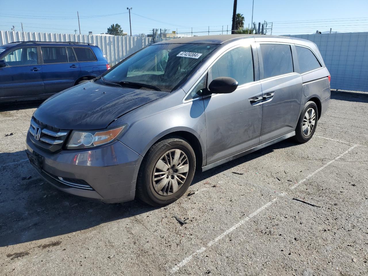 HONDA ODYSSEY 2014 5fnrl5h21eb096862