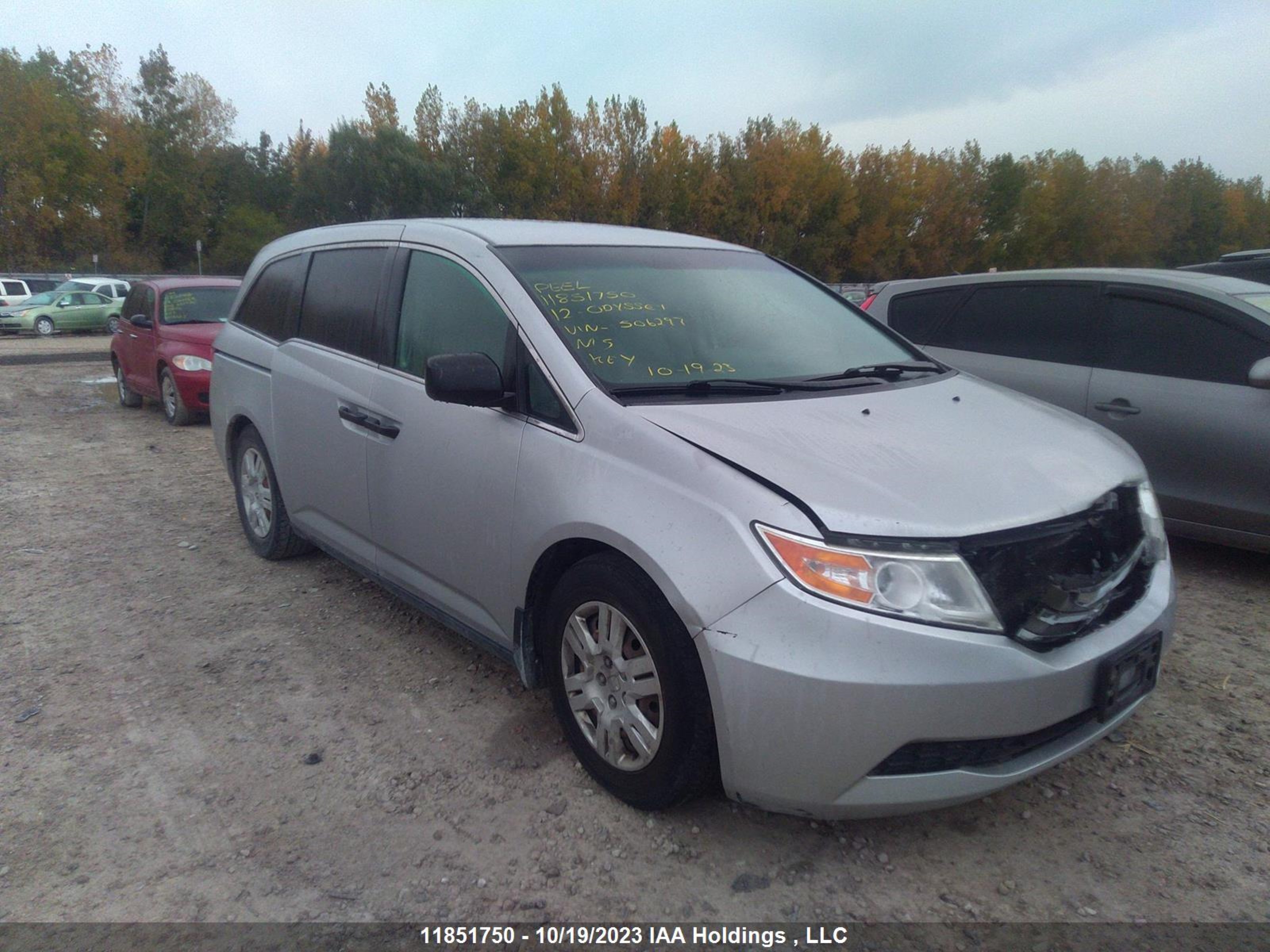 HONDA ODYSSEY 2012 5fnrl5h23cb506297