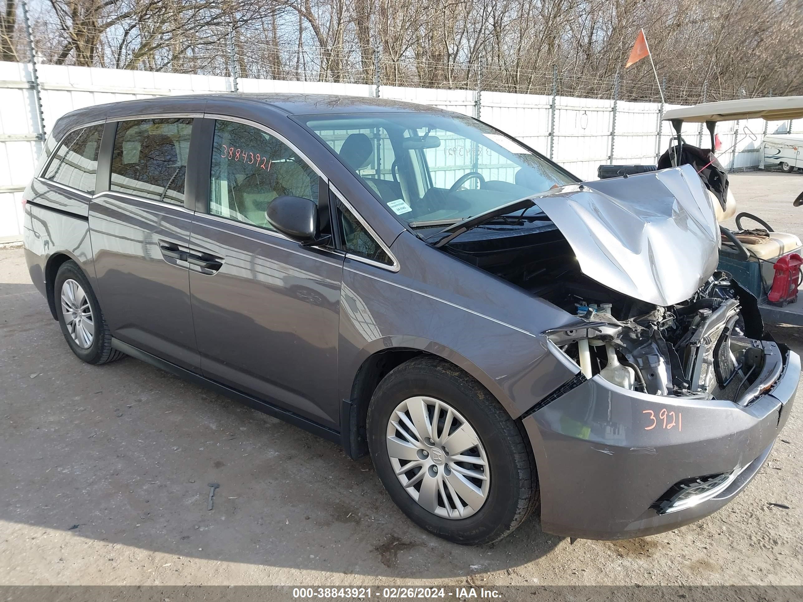 HONDA ODYSSEY 2015 5fnrl5h23fb066280