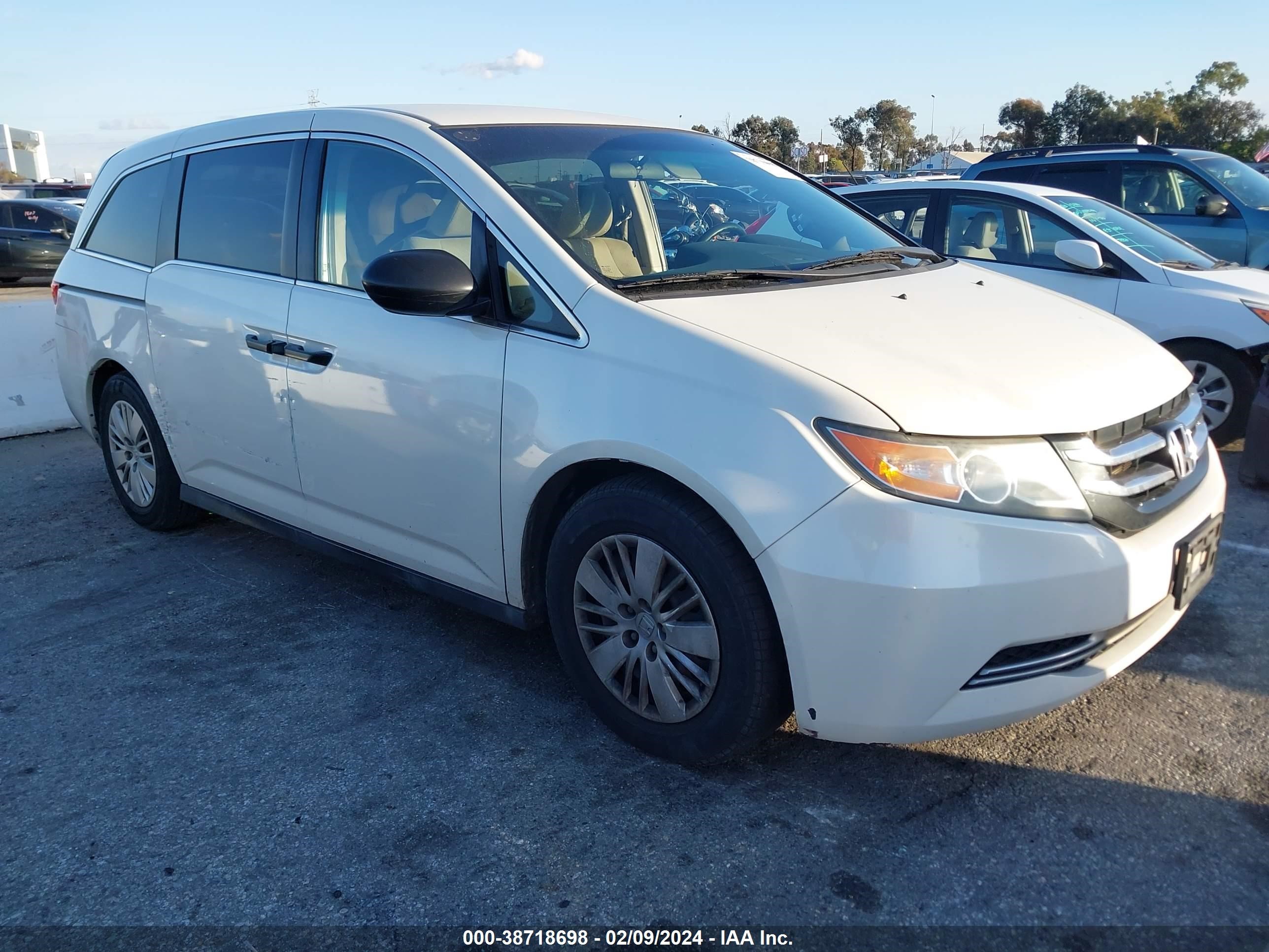 HONDA ODYSSEY 2015 5fnrl5h24fb040089