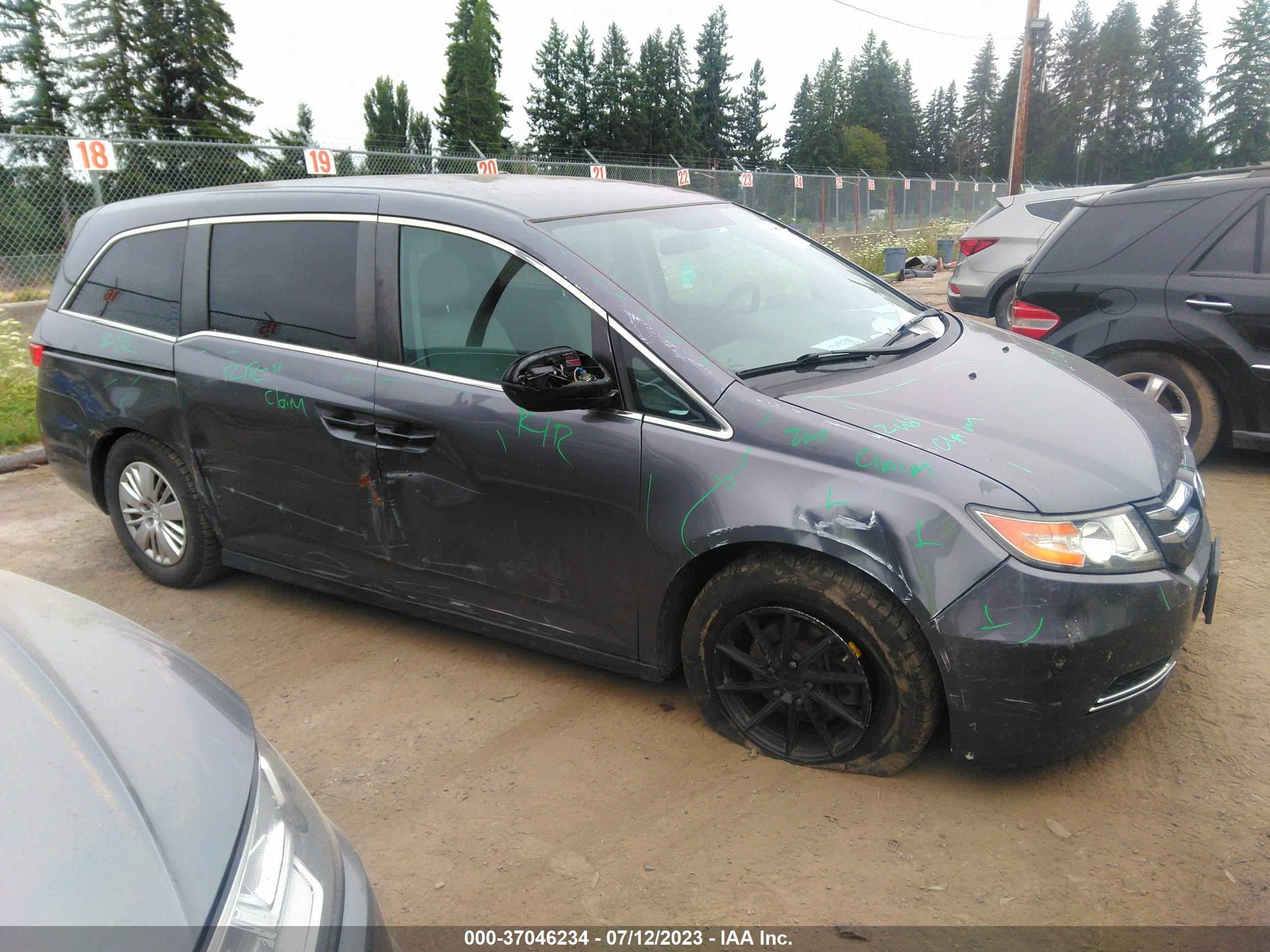 HONDA ODYSSEY 2016 5fnrl5h24gb065107