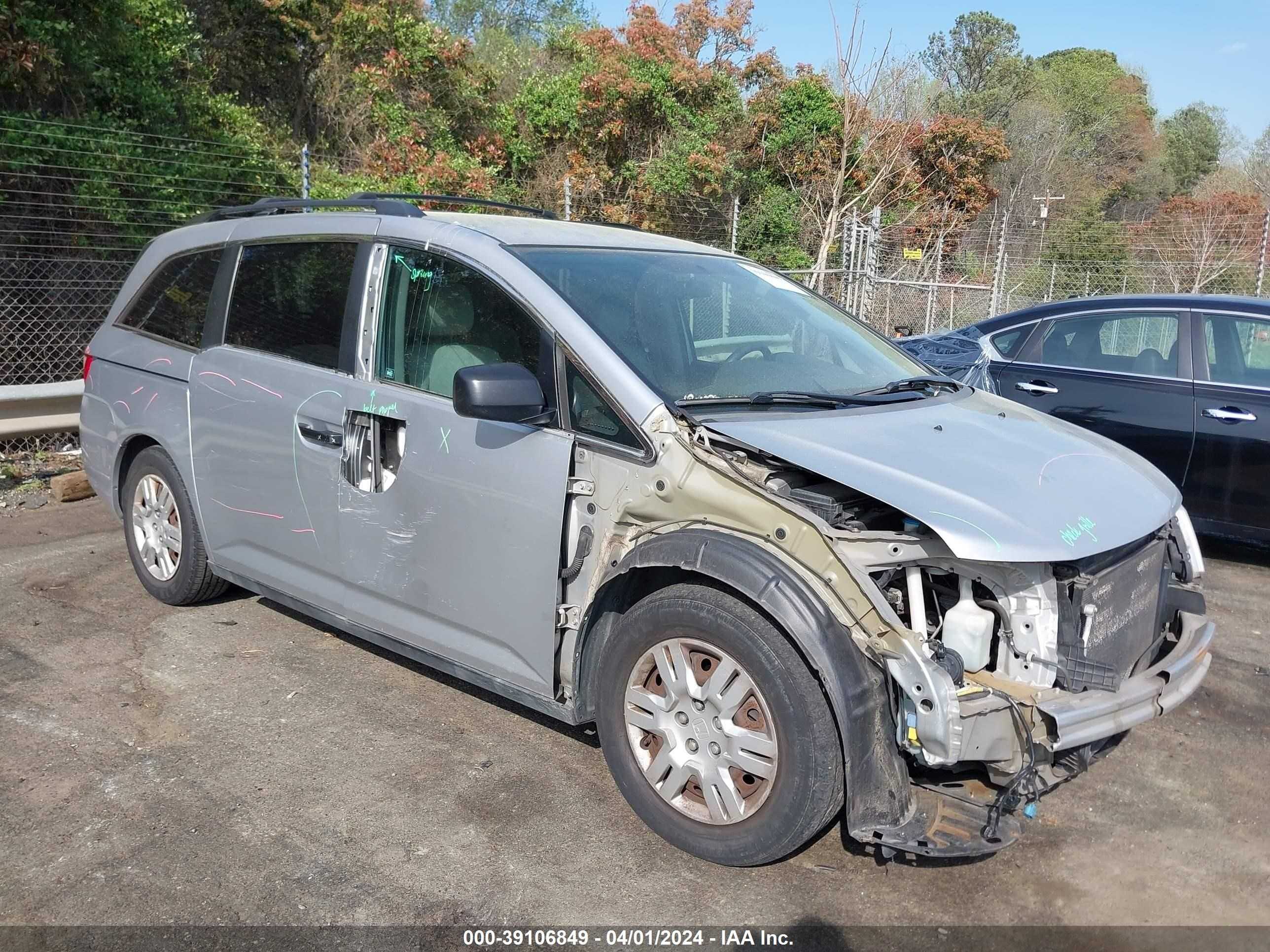 HONDA ODYSSEY 2012 5fnrl5h26cb088026