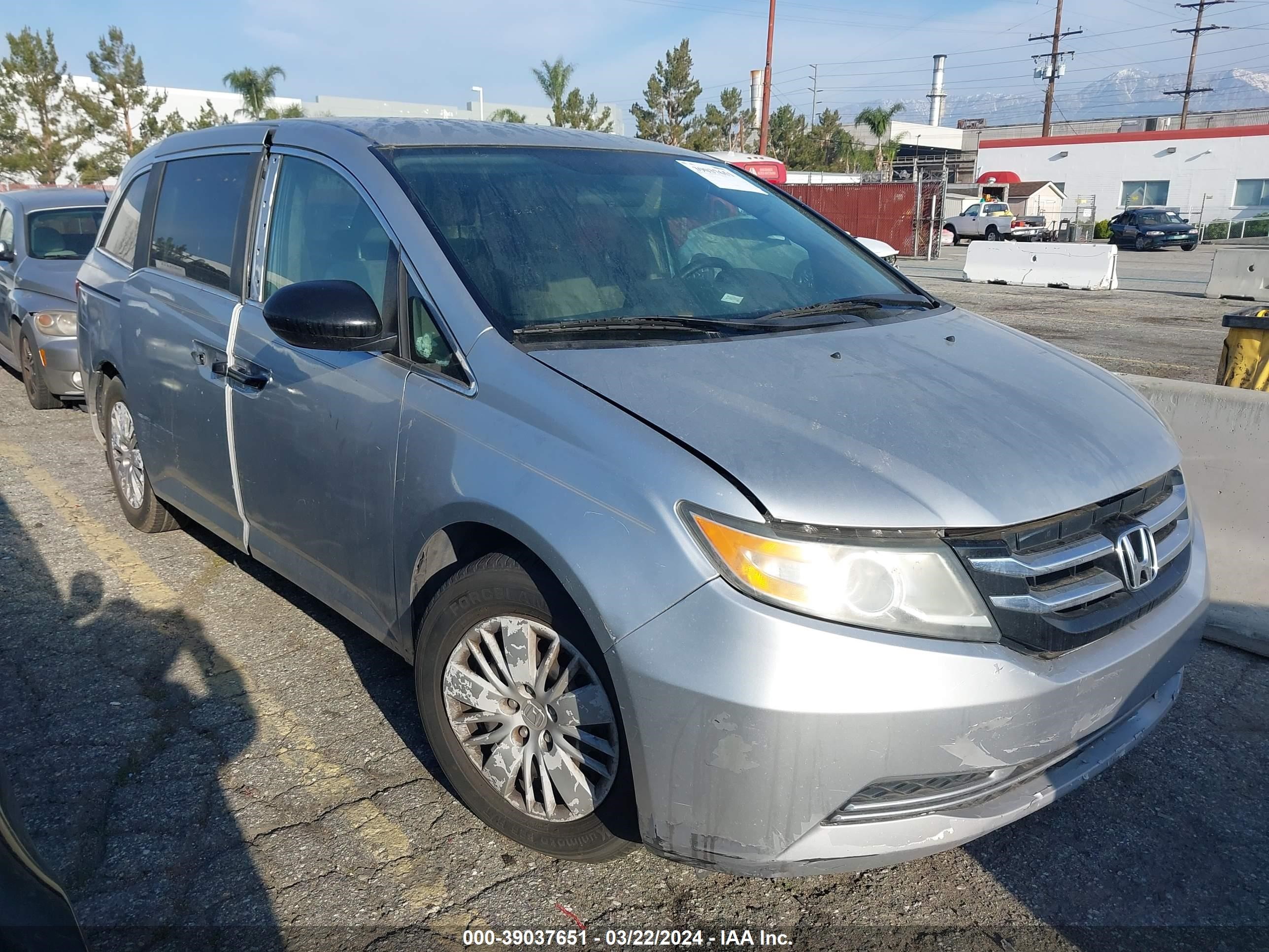 HONDA ODYSSEY 2015 5fnrl5h29fb077638