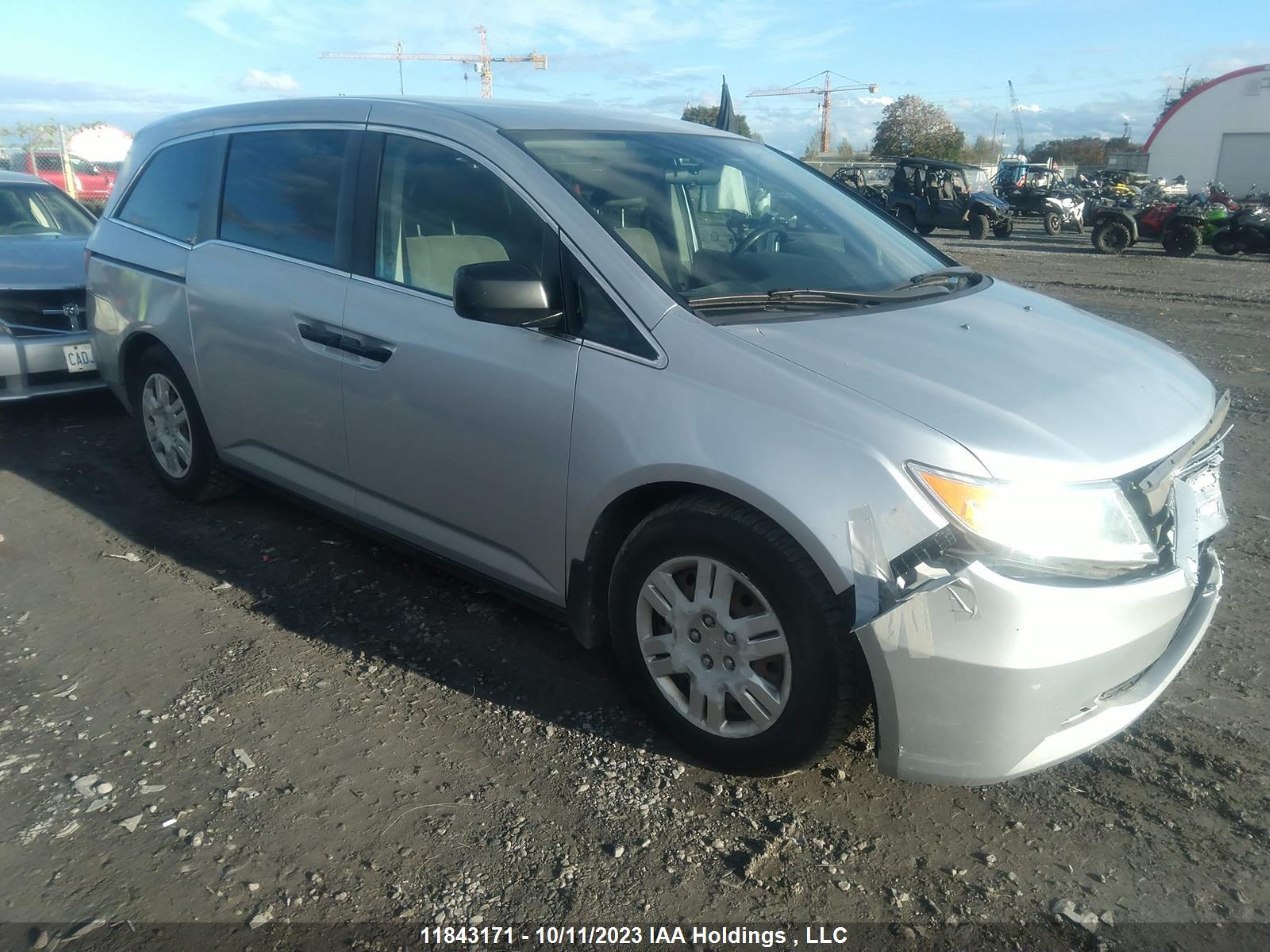 HONDA ODYSSEY 2011 5fnrl5h2xbb505694