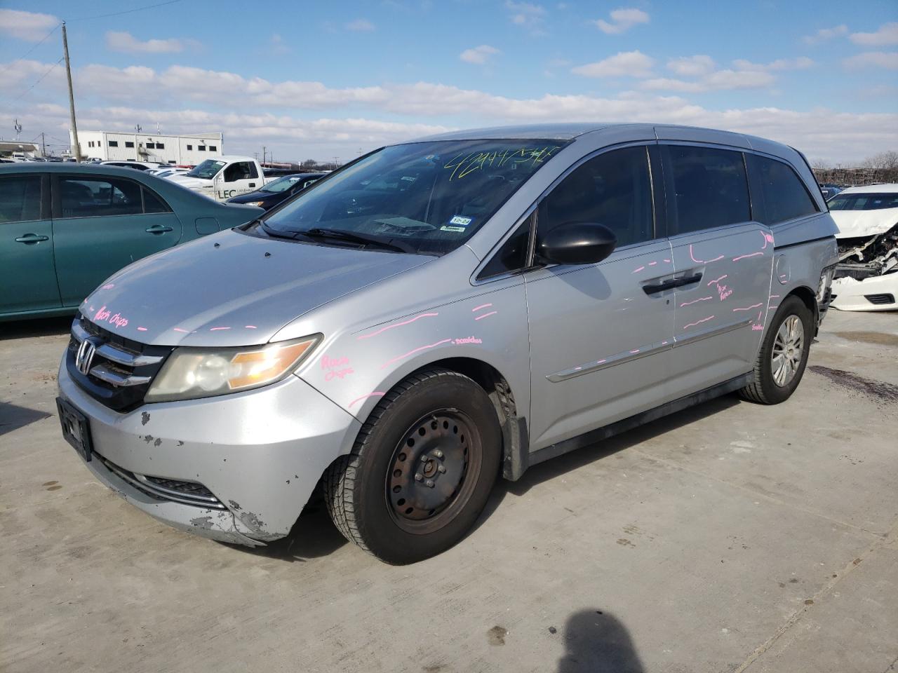 HONDA ODYSSEY 2014 5fnrl5h2xeb008830