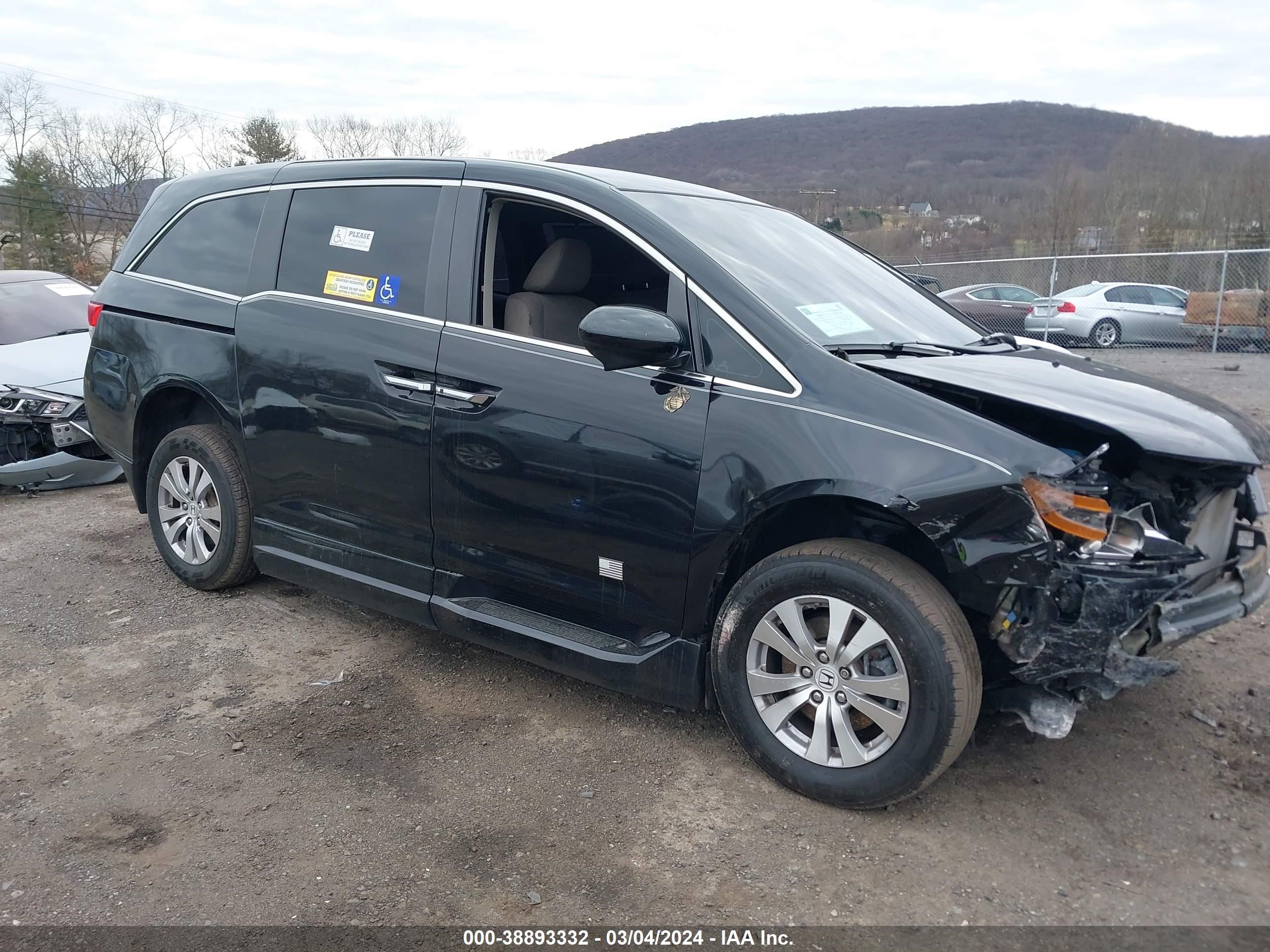 HONDA ODYSSEY 2016 5fnrl5h39gb148136