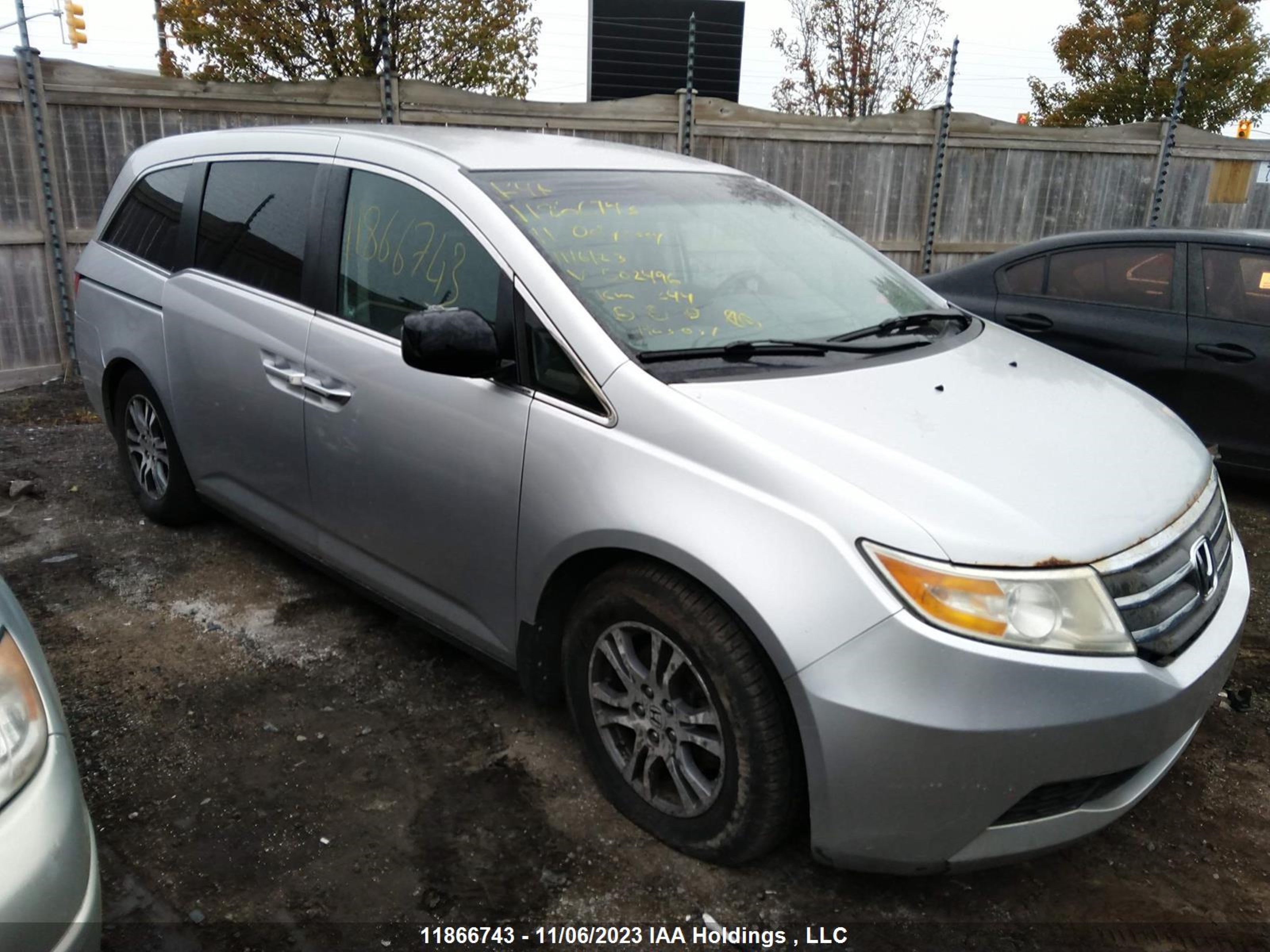 HONDA ODYSSEY 2011 5fnrl5h40bb502496